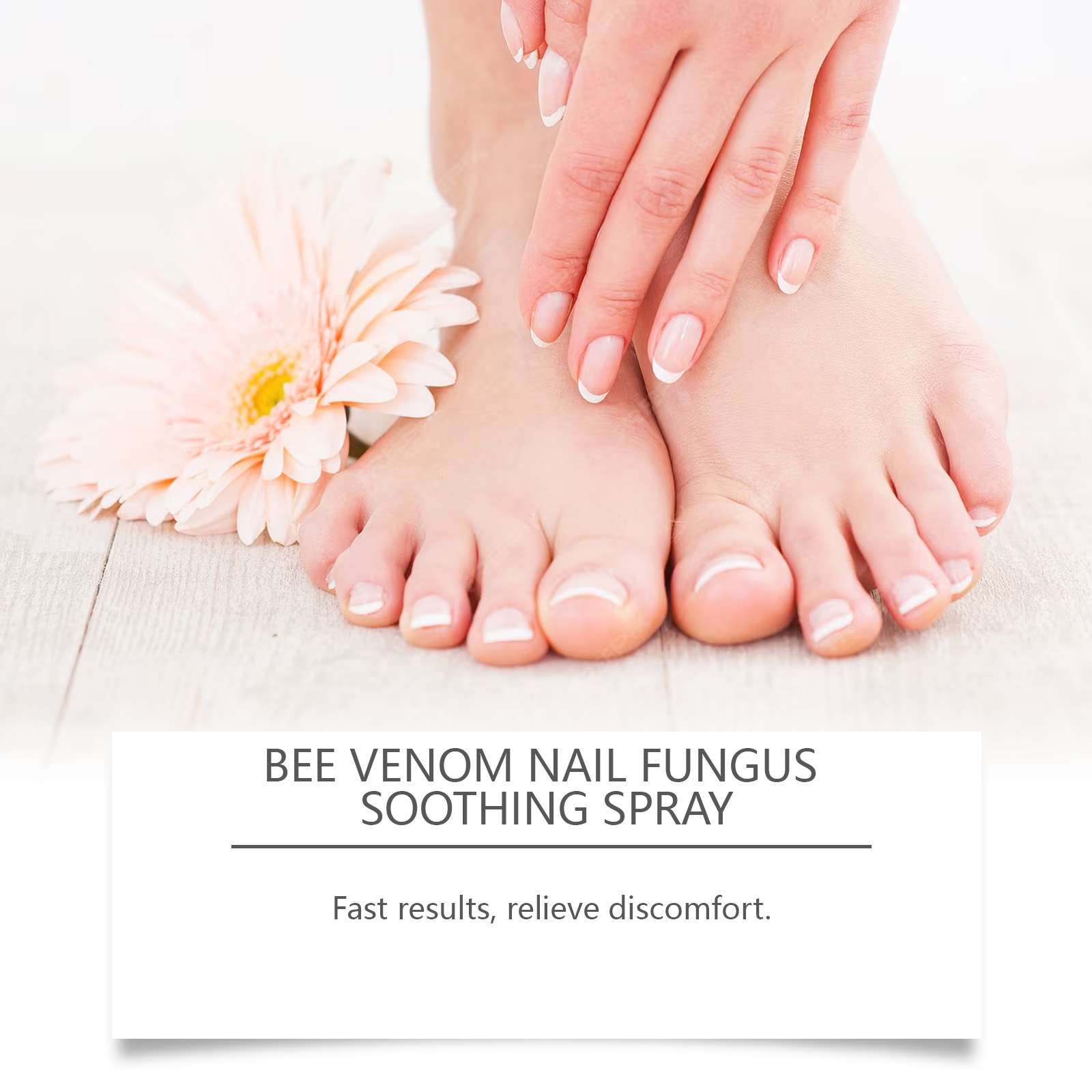 Bee Venom Nail Care Spray Foot Nail Cleansing Moisturizing Brightening Nail Care Spray