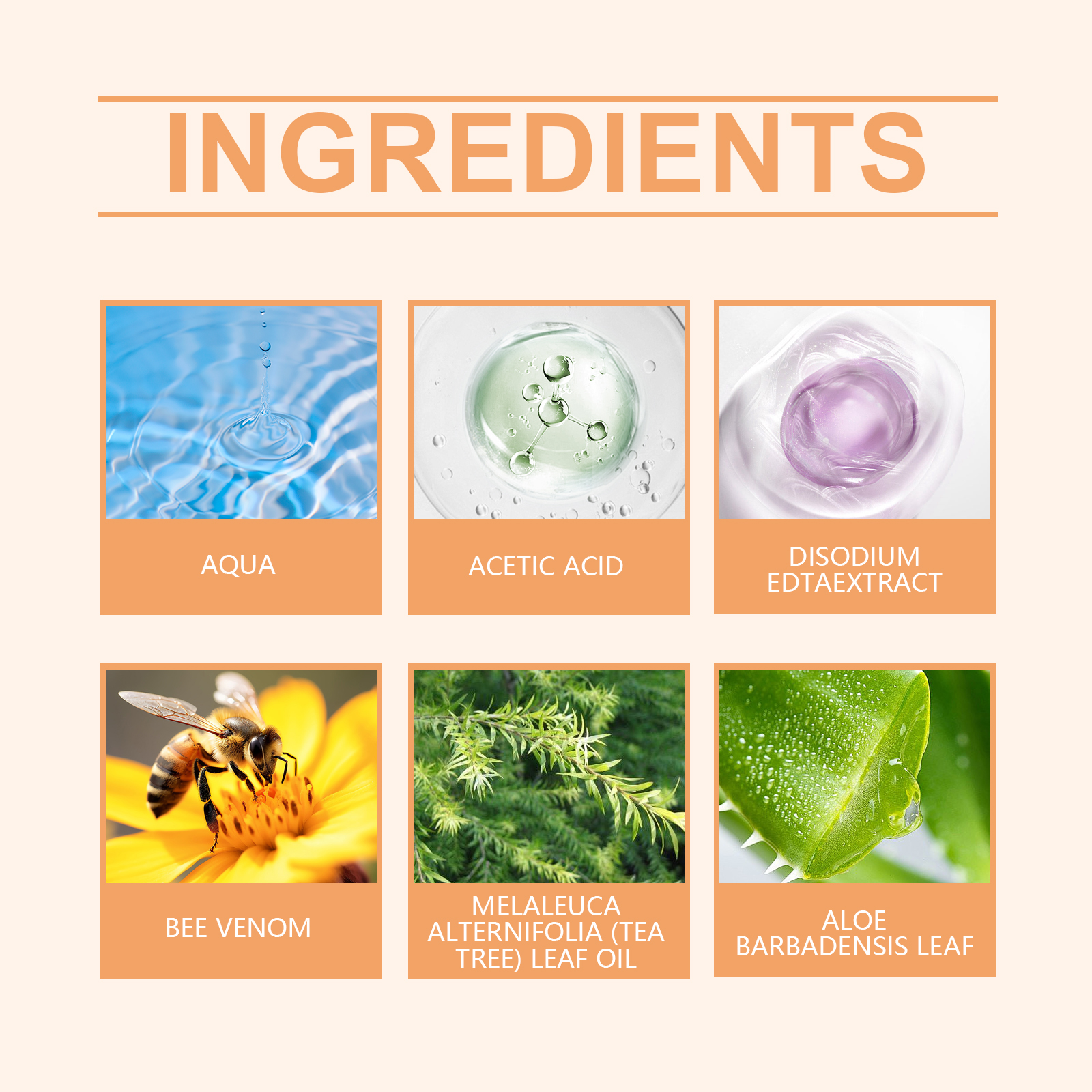 Bee Venom Nail Care Spray Foot Nail Cleansing Moisturizing Brightening Nail Care Spray