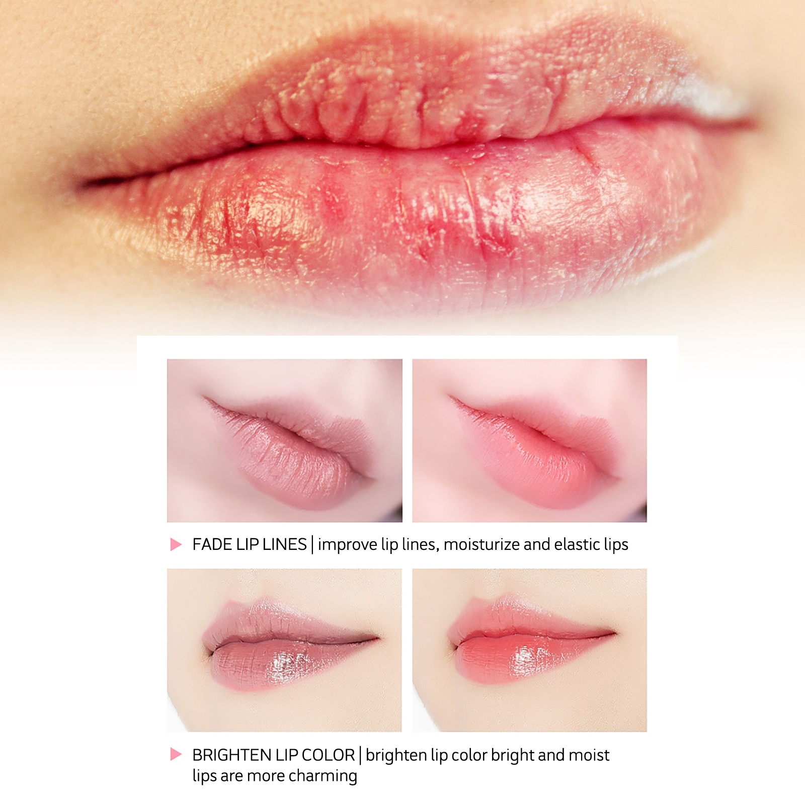 Jelly Lip Mask Moisturizing Hydrating Fine Line Reduction Overnight Lip Care Treatment 1 PCS