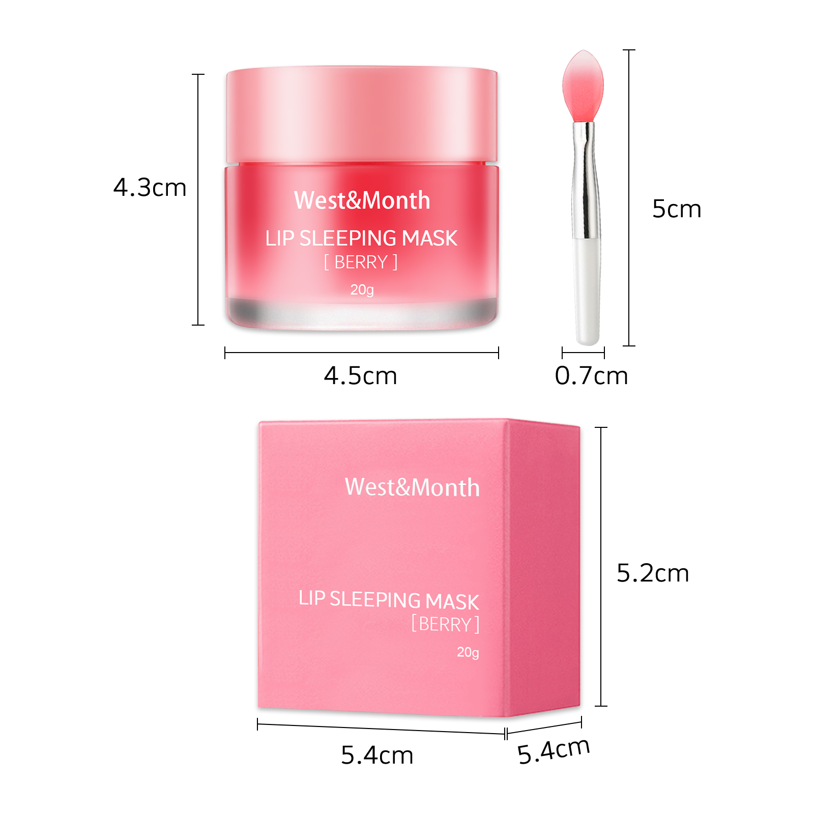 Jelly Lip Mask Moisturizing Hydrating Fine Line Reduction Overnight Lip Care Treatment 1 PCS
