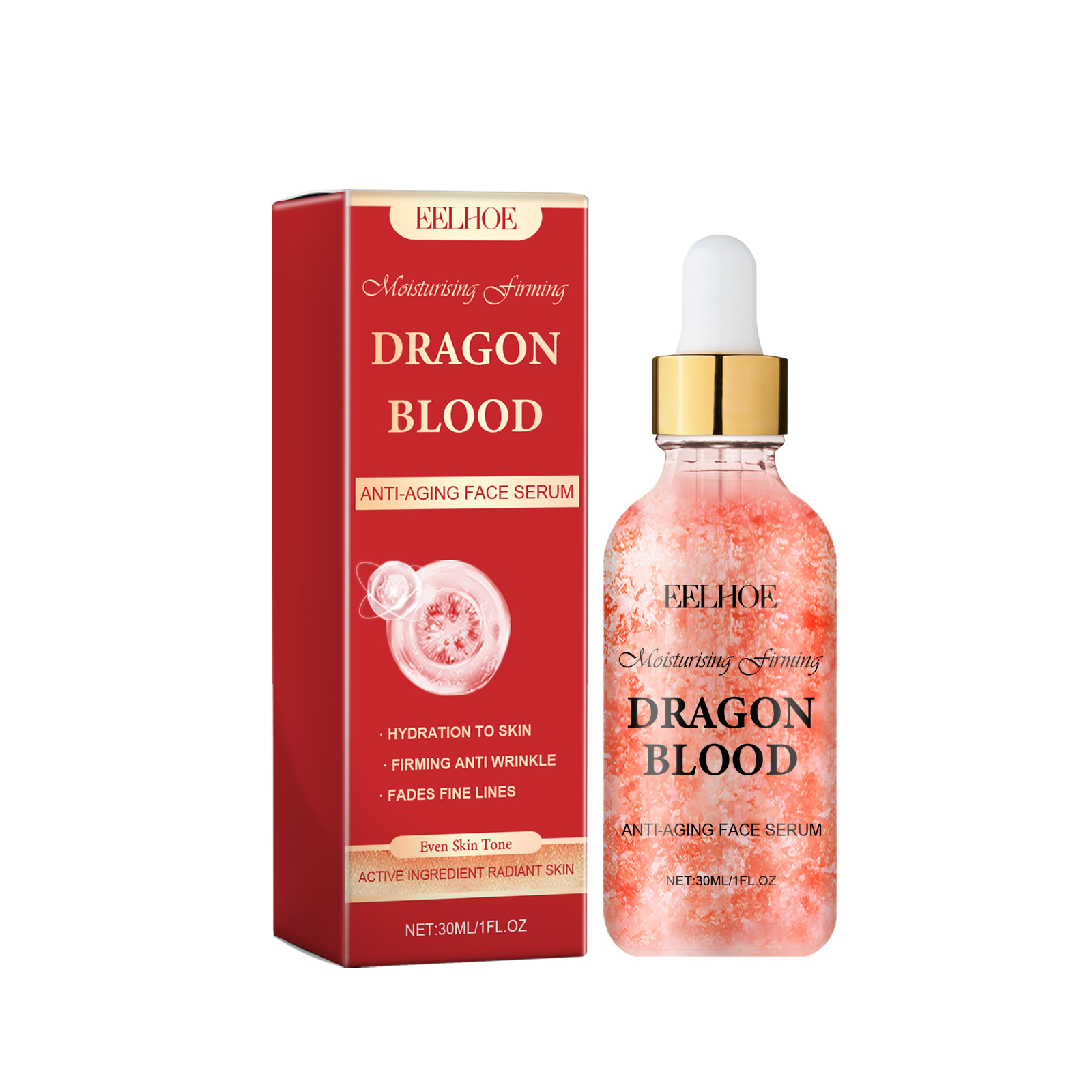 Dragon Blood Facial Essence Hydrating Firming Smoothing For Fine Lines And Even Skin Tone Daily Care
