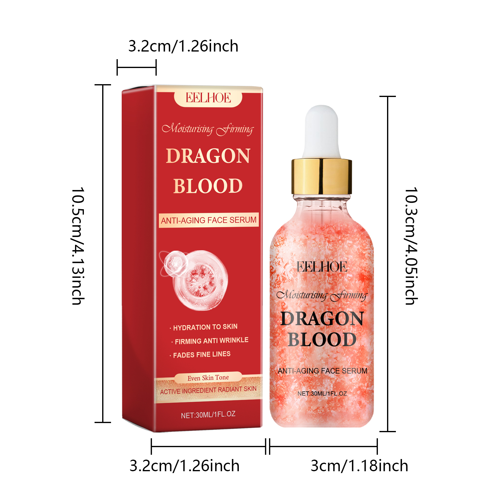 Dragon Blood Facial Essence Hydrating Firming Smoothing For Fine Lines And Even Skin Tone Daily Care