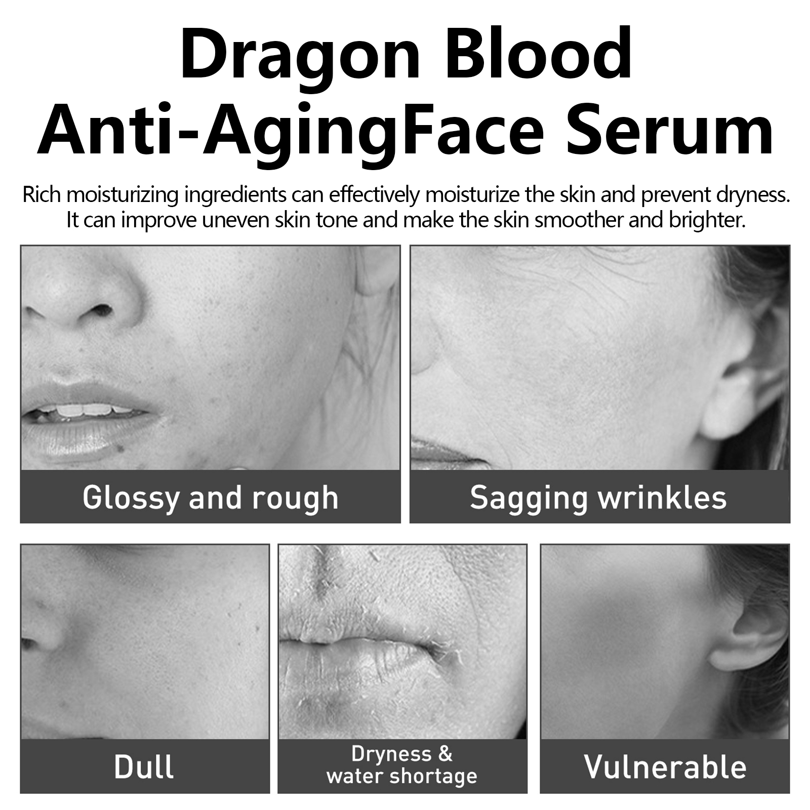 Dragon Blood Facial Essence Hydrating Firming Smoothing For Fine Lines And Even Skin Tone Daily Care