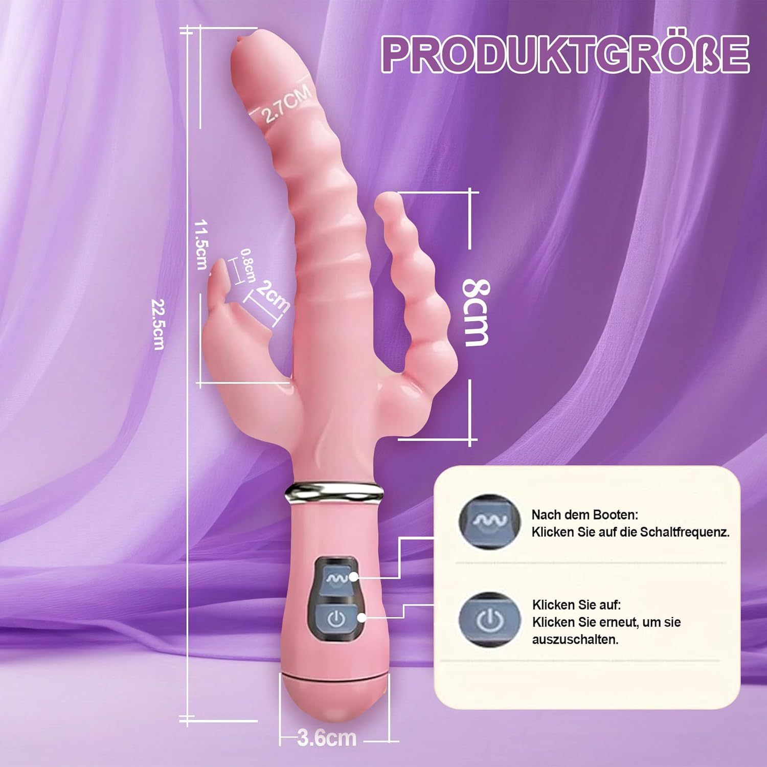 Vibrator for Couples SM Anal Training Tongue Licking AV Wand Masturbation Love Egg Sex Toy Rechargeable Triple Prong Adult Toys