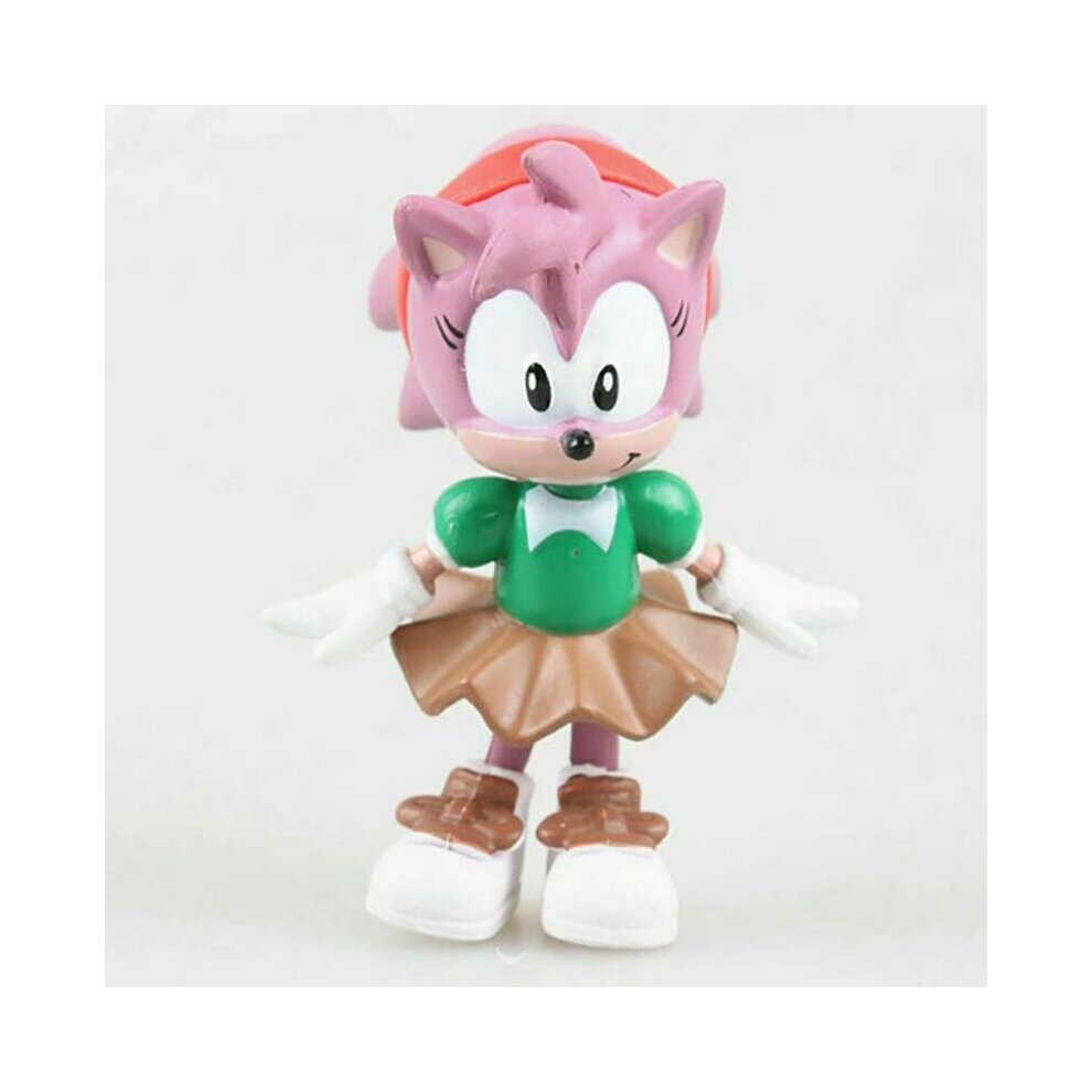 Children Kids PVC Cake Topper Sonic Classic The Hedgehog Action Figure Toys