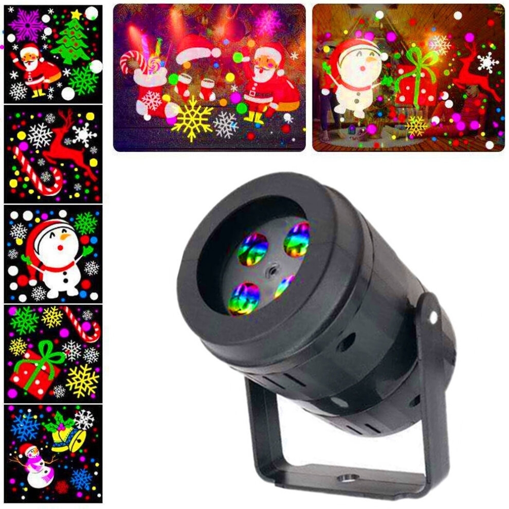 Christmas Projector LED Lights  Projection Lamp Waterproof Projection Light with 12 Slides Patterns Landscape Snowflake Elk Snowman Christmas Tree Santa Reindeer Light for Christmas Xmas Party Indoor Decorations