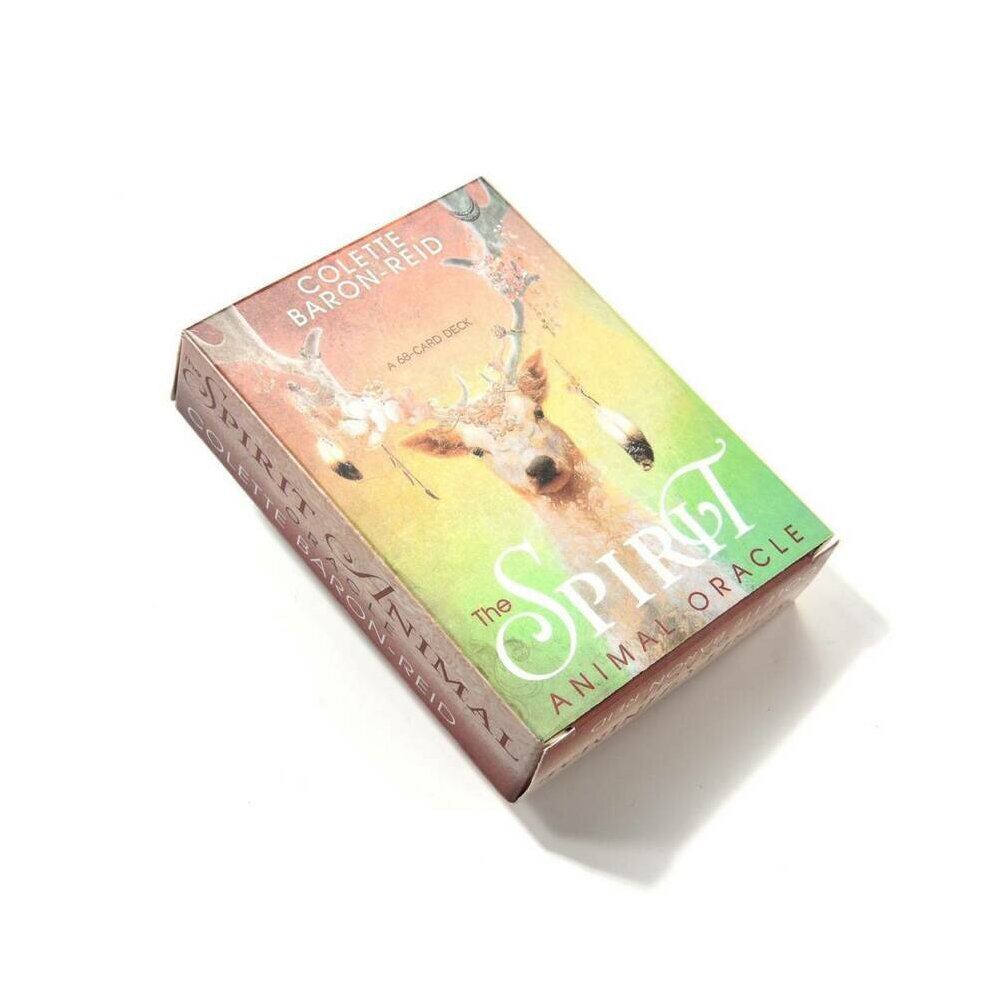 Tarot Cards The Spirit Animal Oracle Home Family Party Playing A 68 Card Deck and Guidebook English Cards Gift