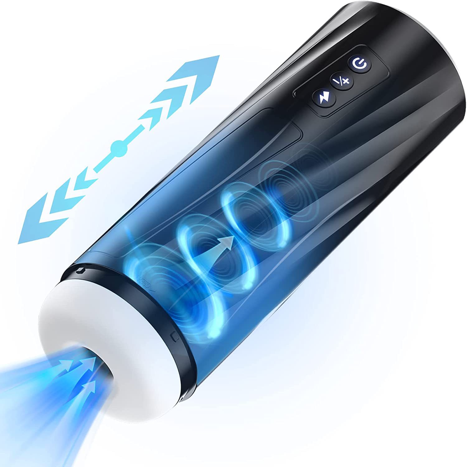 Electric Masturbator Cup Automatic Masturbator Sex Toy for Men Masturbating Male Pocket Pussy Masturbators Orgasm Vibrator with 7 Modes Telescopic Function and Extrusion