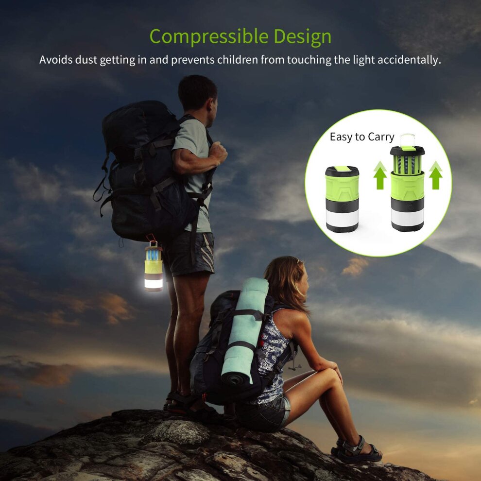 LED Camping Lantern Insect Killer Camping Lamp With 2000 mAh Rechargeable Bttery