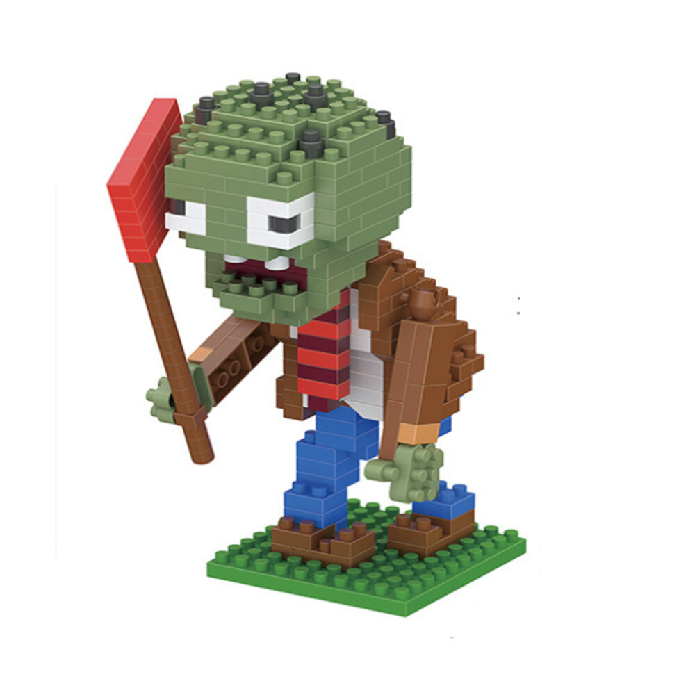 Zomby Building Blocks Puzzle Figures Plants vs Zombies Brick Toys