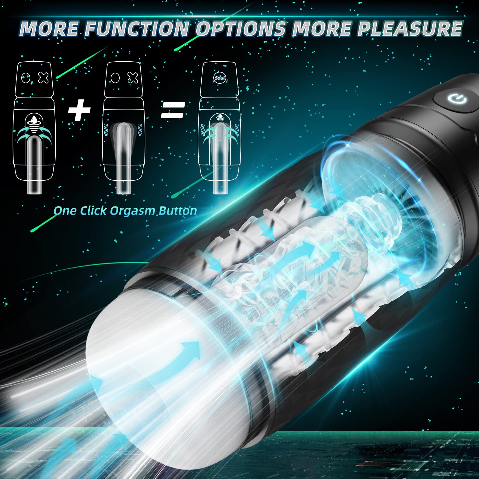 Automatic Male Mastusbator Sex Toys for Men Realistic Textured Vagina Sucking and Vibrating Penis Pump Stimulation Men Masturbation Pocket Pussy Vibrators