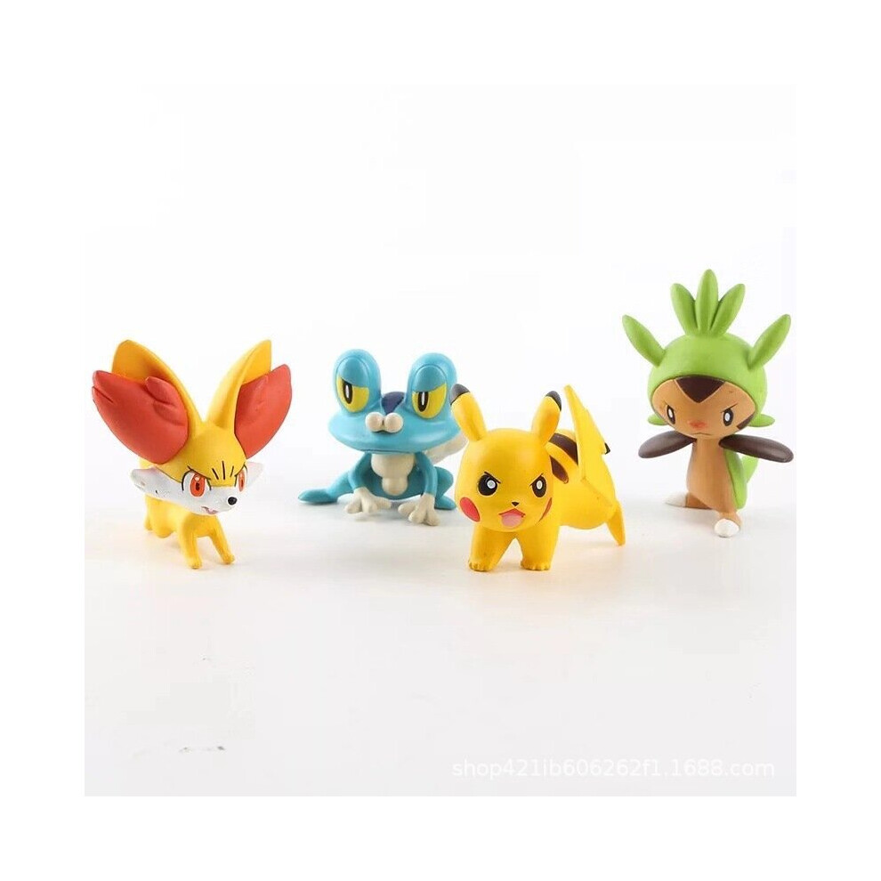 4pcs Pop-up Balls Pokemon Ball Pokeball Set Kids Toys Figures Pikachu Child Gifts