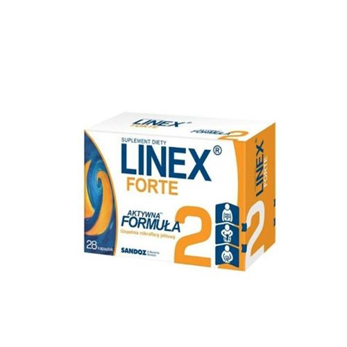 Linex Forte 28 Caps Aktywna Formula Antykobioterapia Microflora SAME DAY DISPATC