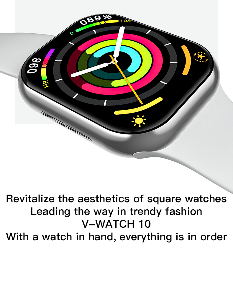 Smart Watch Series10 Mens and Womens Watch Sports Bluetooth Watch Fitness Smartwatch Bracelet for Apple lOS Android