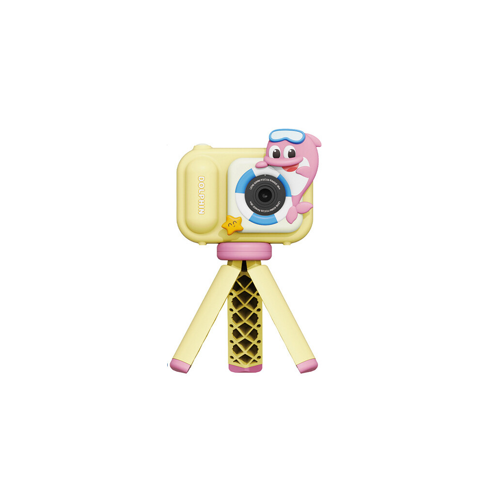 Children Dual Mini Camera With Tripod 48MP With Cute Silicone Case