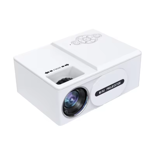 Mini Portable Projector Beam Projector HD Port Support 1080P 4k Resolution Built-in Stereo Home Theater Cinema Projector Electronic LCD Theater
