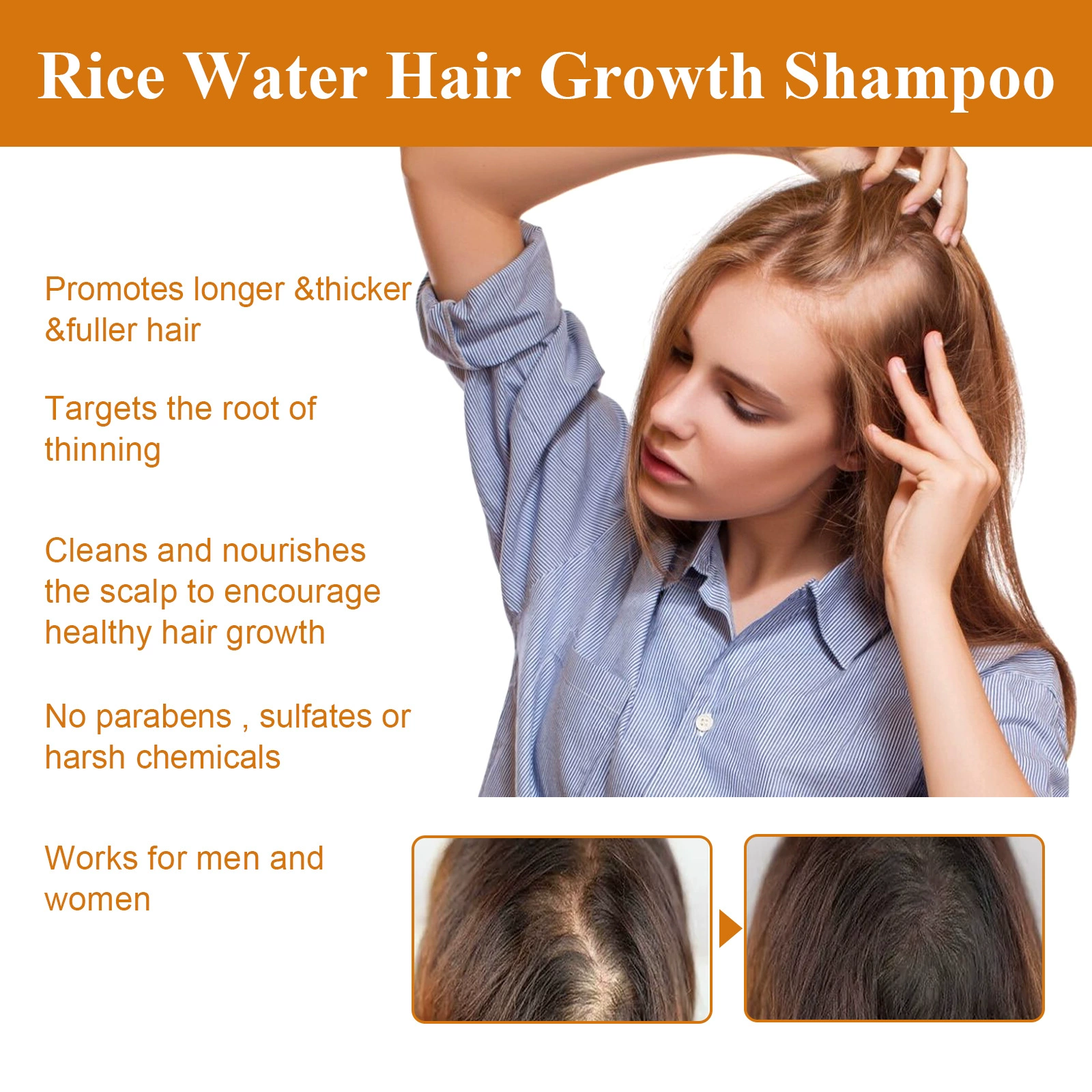Rice Water Hair Growth Shampoo 100ml