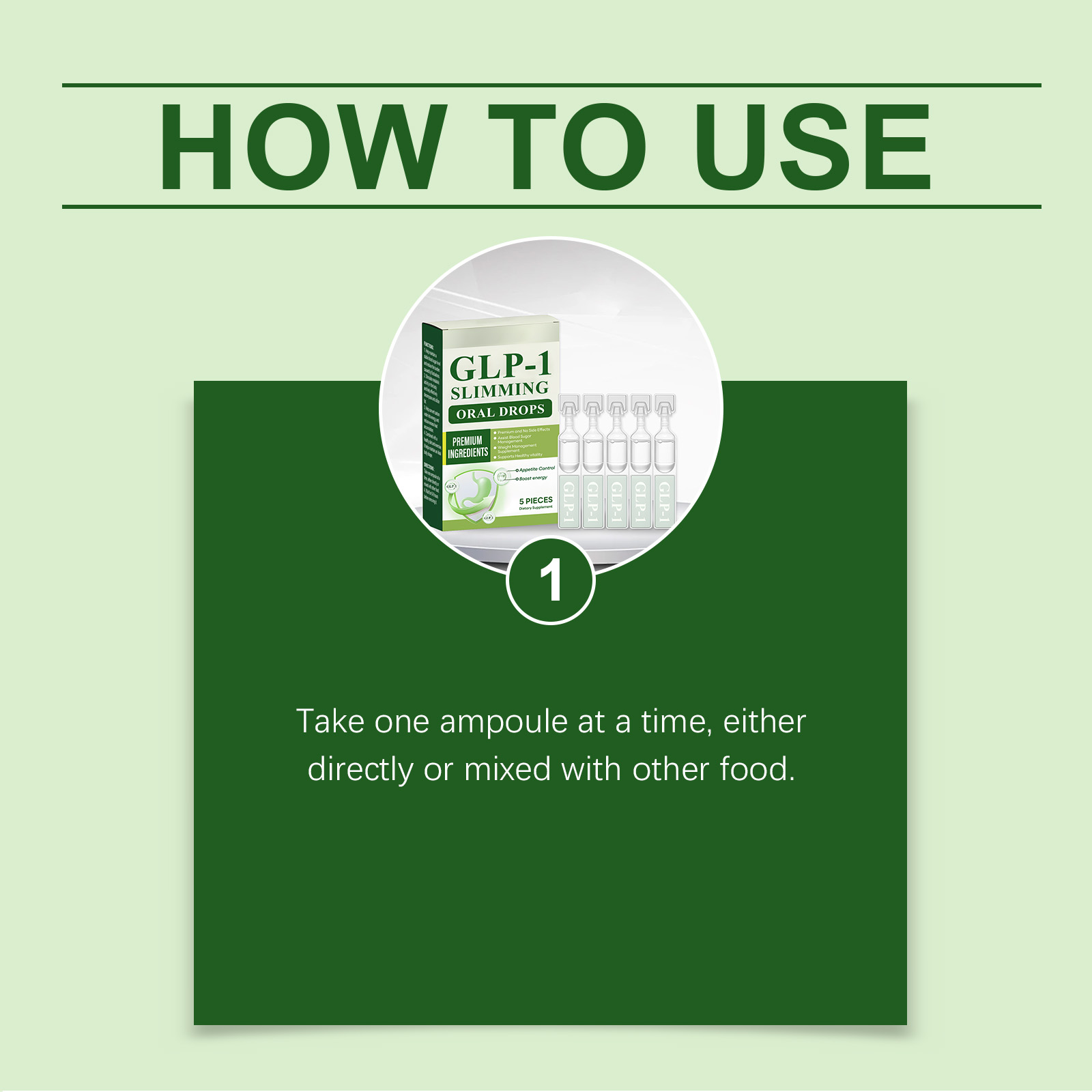 Slimming Oral Solution Oral Liquid Health Solution Ultra Concentrated Essence Liquid Drops GLP-1