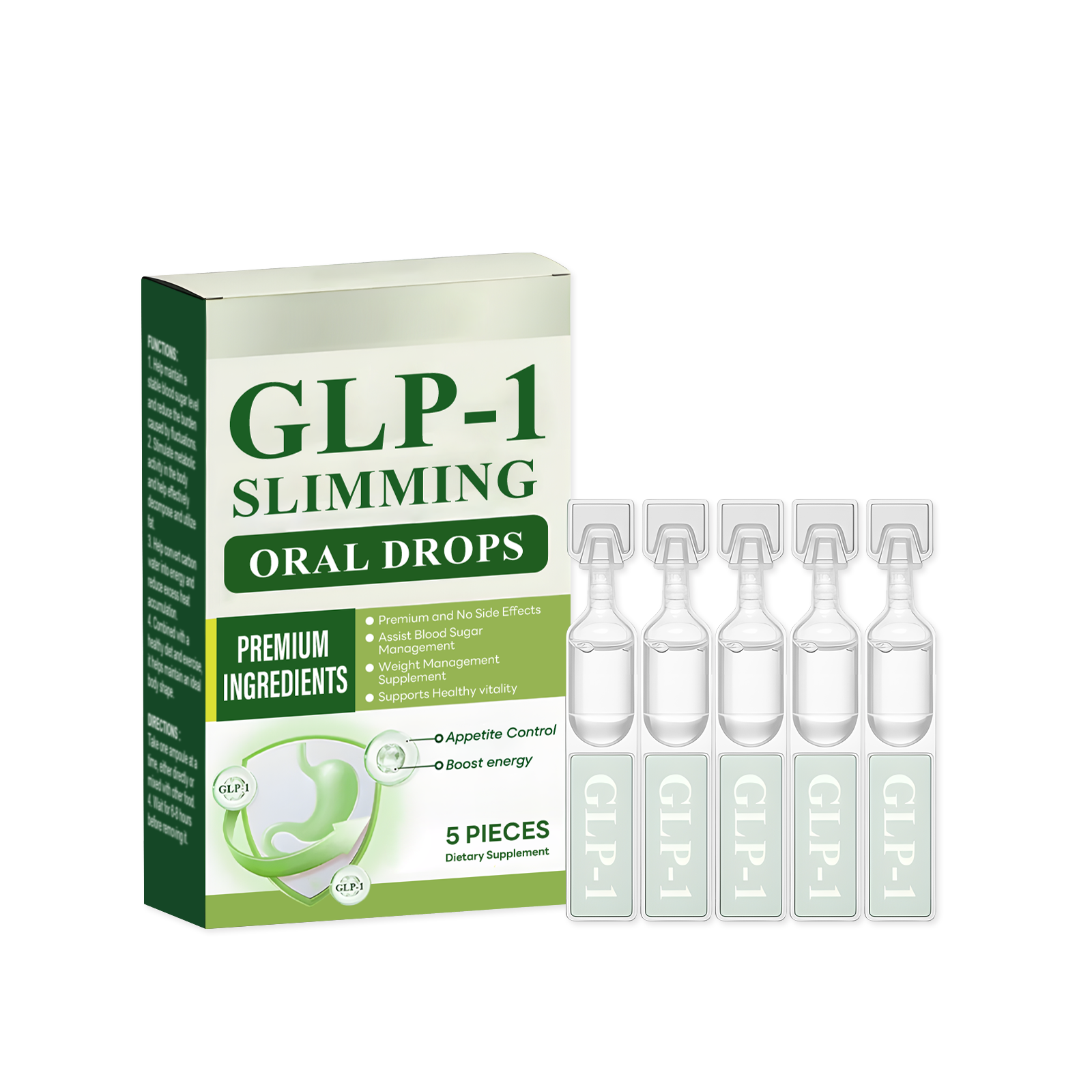 Slimming Oral Solution Oral Liquid Health Solution Ultra Concentrated Essence Liquid Drops GLP-1