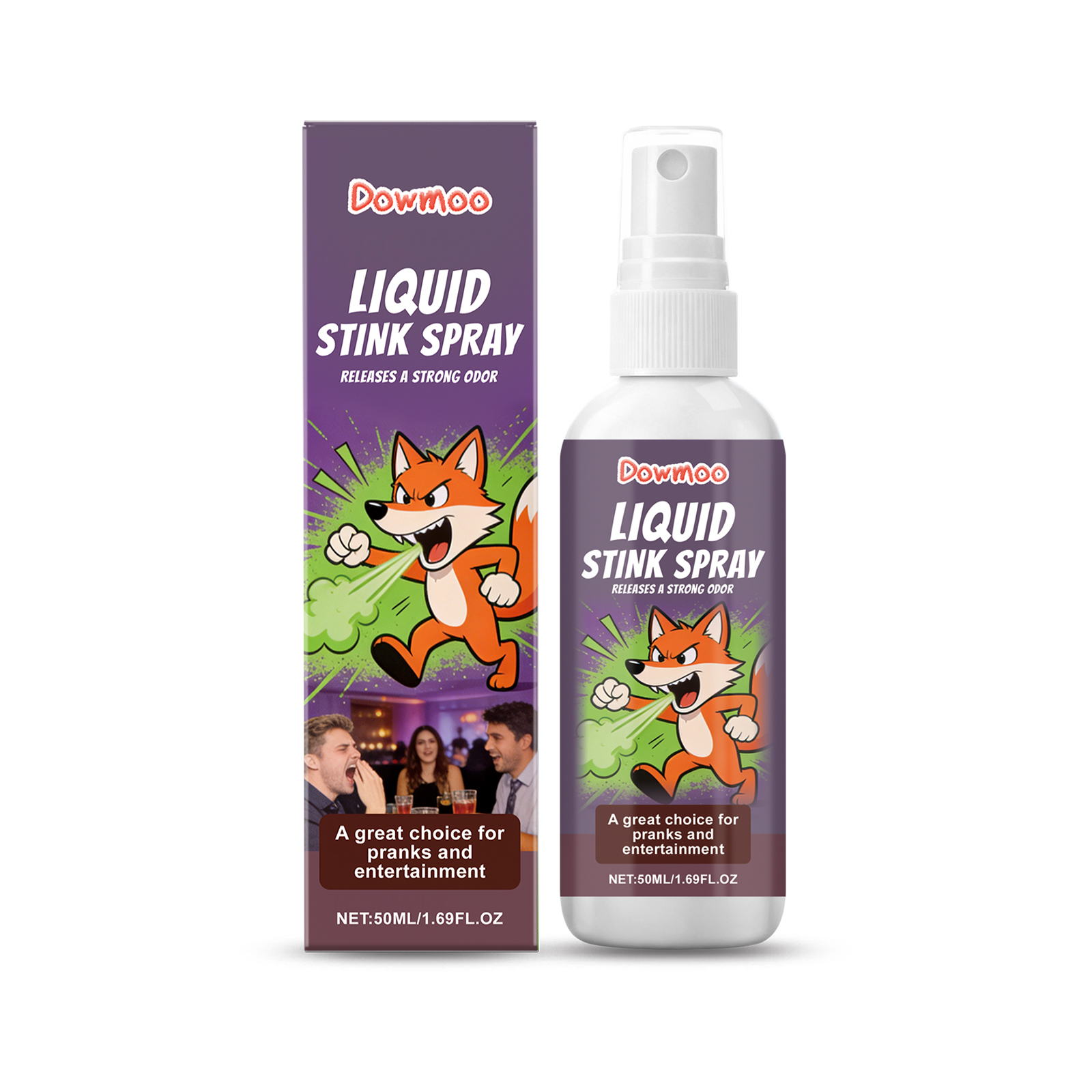 (B) Stinky Spray Realistic Prank Odor Funny Prop Must Have Toy for Party Pranks Spray Party Surprise ﻿