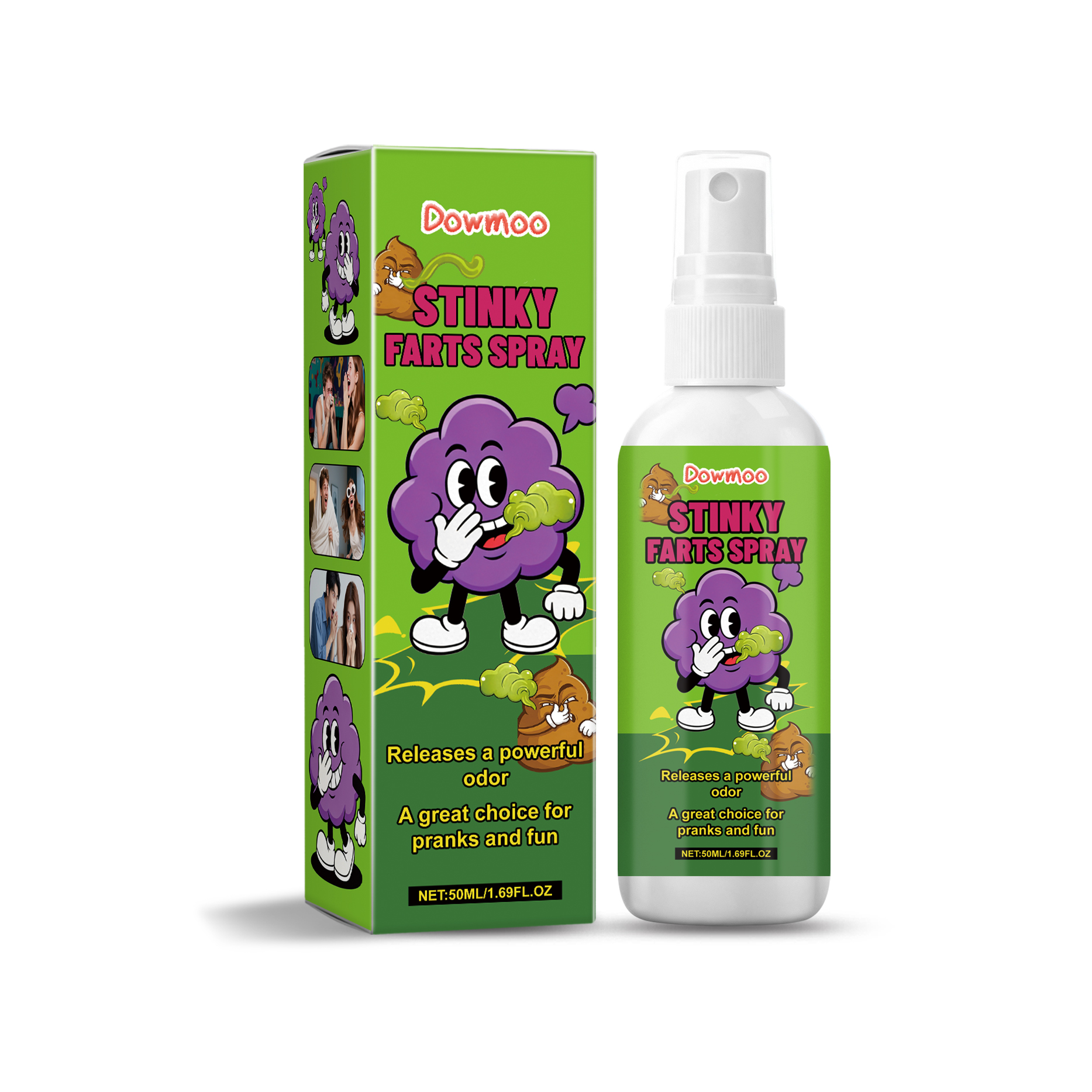 (D) Stinky Spray Realistic Prank Odor Funny Prop Must Have Toy for Party Pranks Spray Party Surprise ﻿