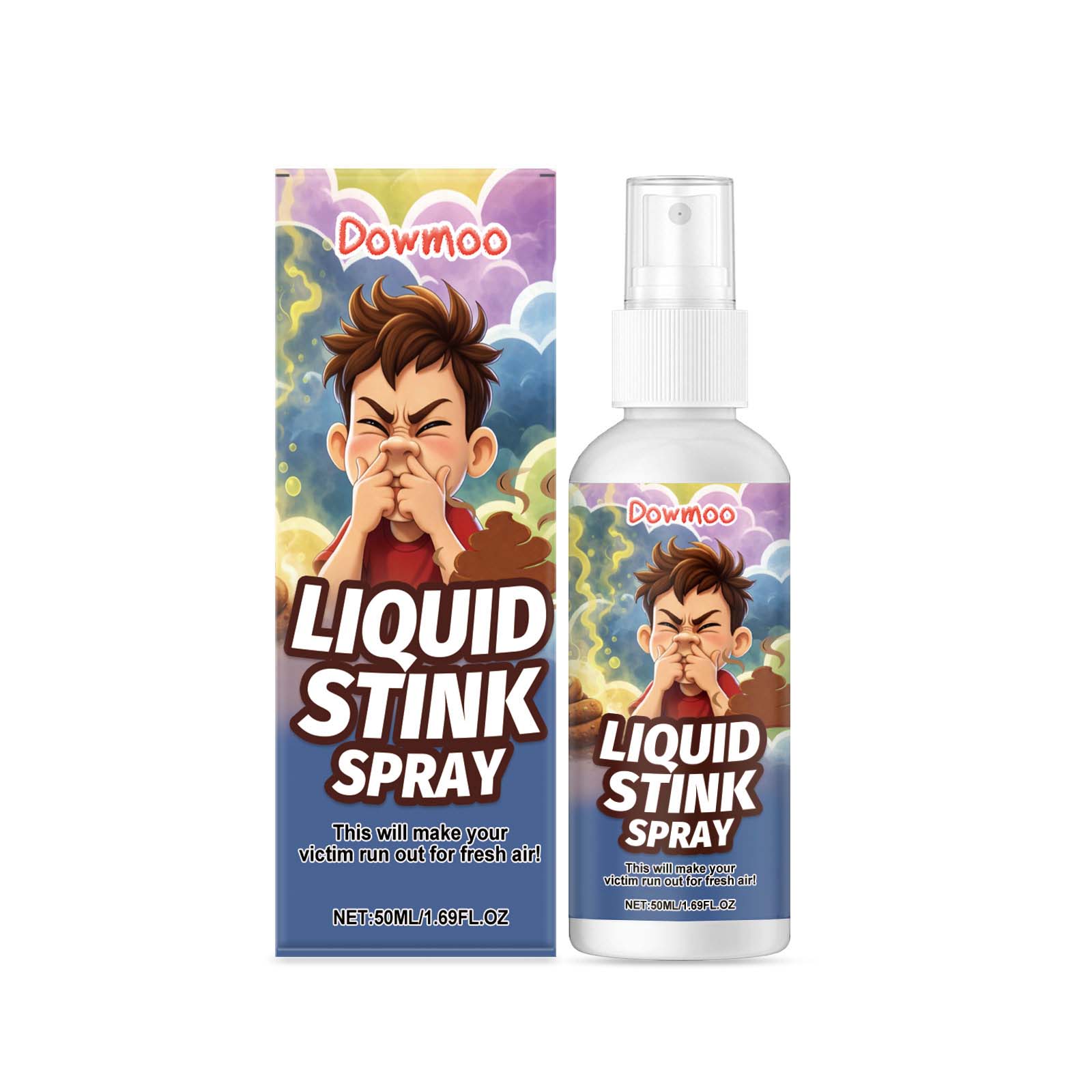 (A) Stinky Spray Realistic Prank Odor Funny Prop Must Have Toy for Party Pranks Spray Party Surprise ﻿