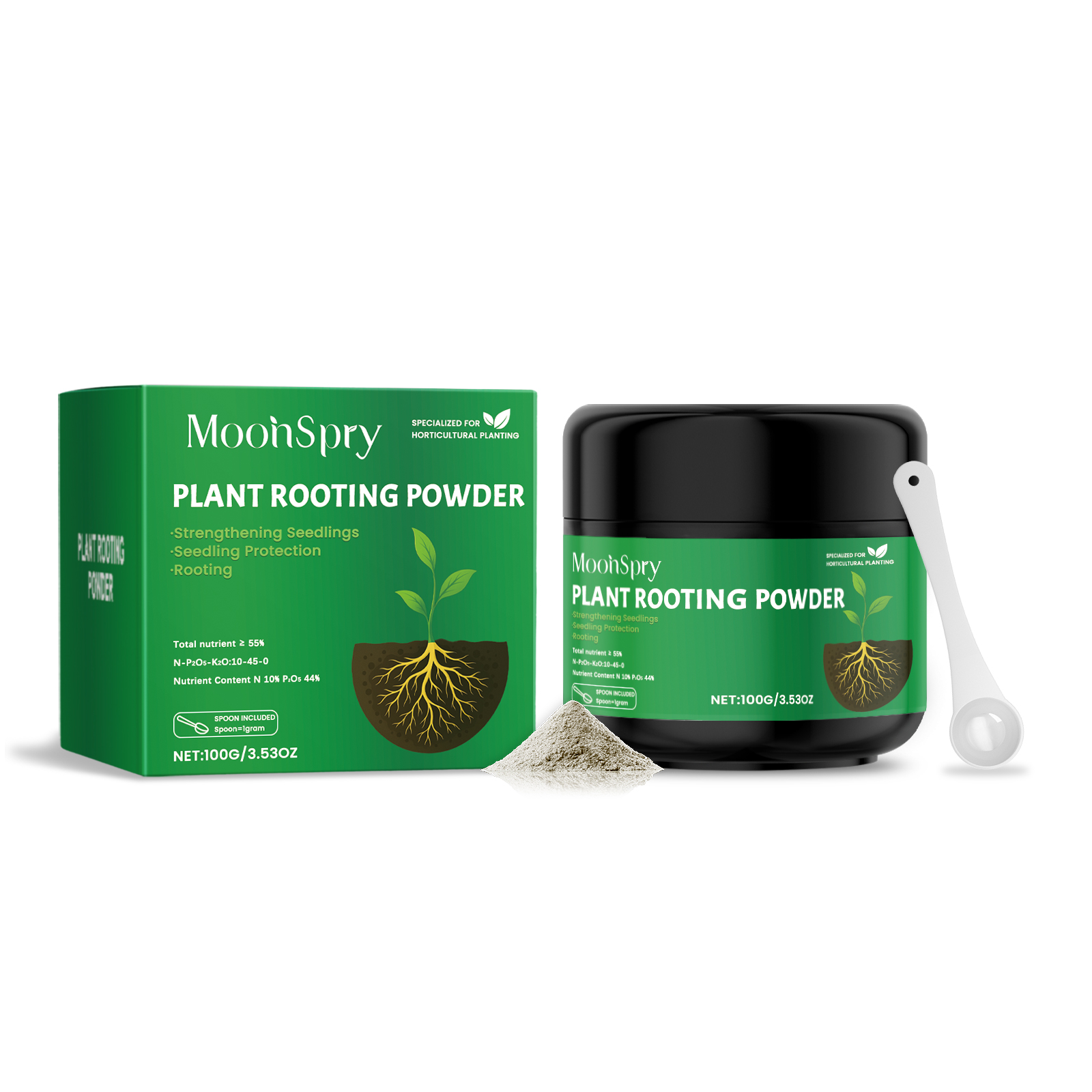 100G Plant Rooting Powder Deep Nourishing Promote Fast Rooting & Seedling Growth Flower Fertilizer for Home Gardening Plants