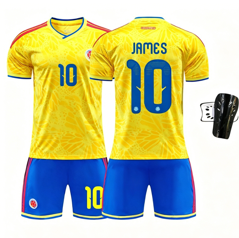 (24) Football Kit for Kids Teens Adult Soccer Shirt Socks with No.10 J Rodríguez FIFA World Cup 2026