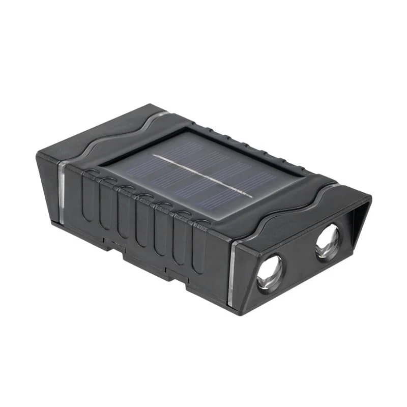 (Warm White) 4 Pcs IP65 Waterproof Solar Wall Lights Square Wireless Sensor Outdoor