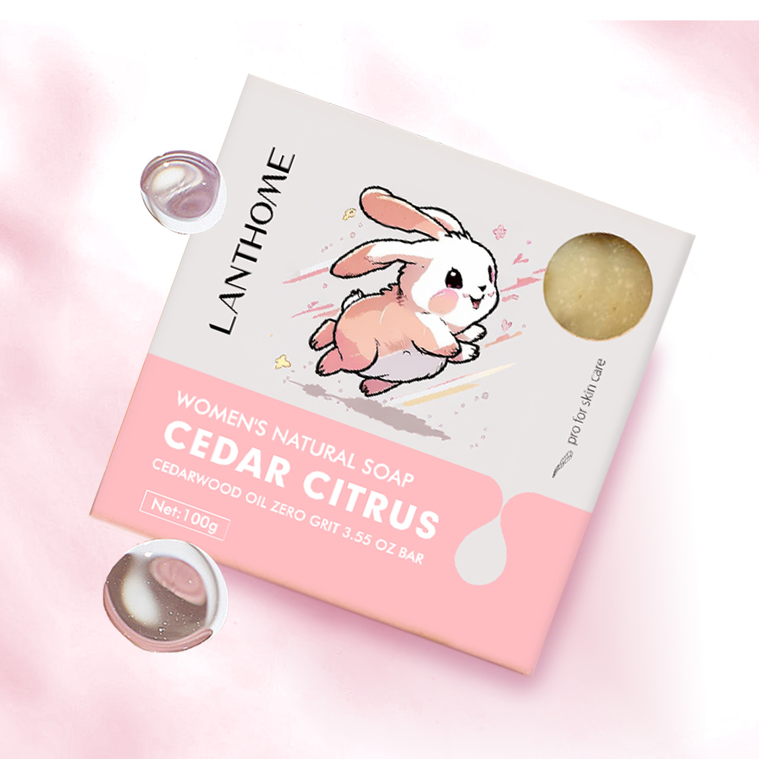 Handmade Facial Cleansing Soap Bar For Women Gentle Deep Clean Daily Face Wash Skincare 100g