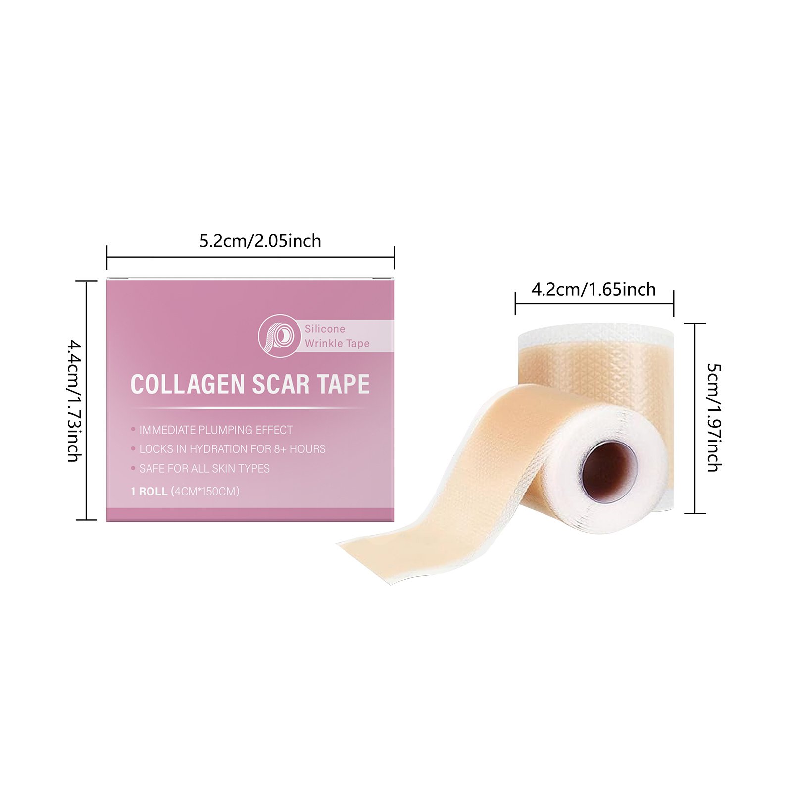 Facial Gel Scar Patch Reduce Fine Lines Transparent Invisible Design Cover Flaws Portable Easy Use Skin Repair Sheet