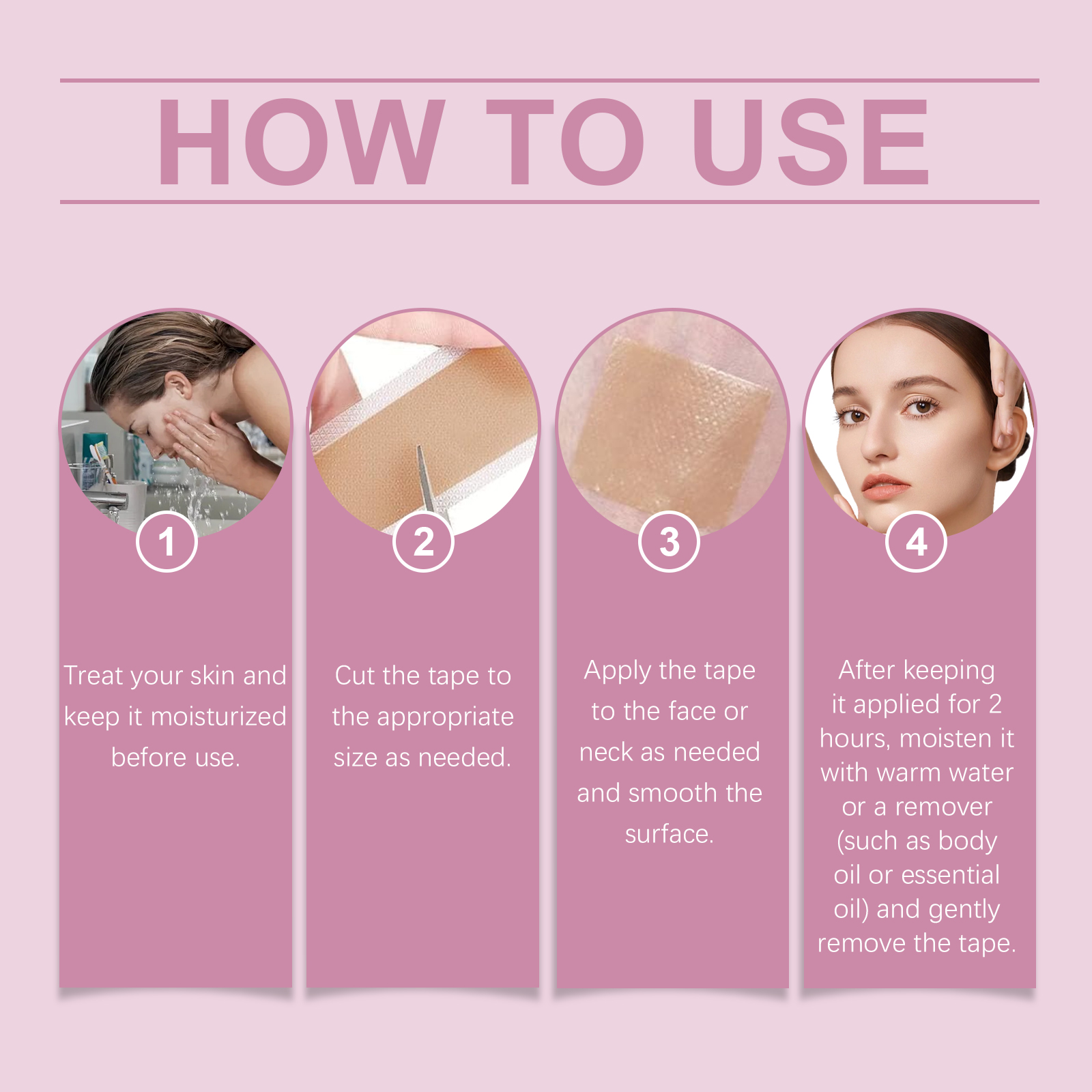 Facial Gel Scar Patch Reduce Fine Lines Transparent Invisible Design Cover Flaws Portable Easy Use Skin Repair Sheet