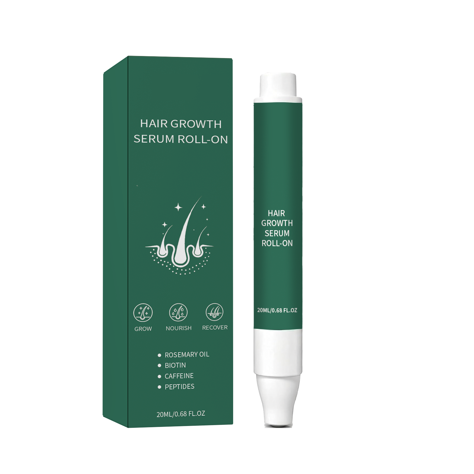 Hair Care Roller Essence Mild Moisturizing Shiny Lightweight Portable Daily Scalp Apply Hair Treatment Oil