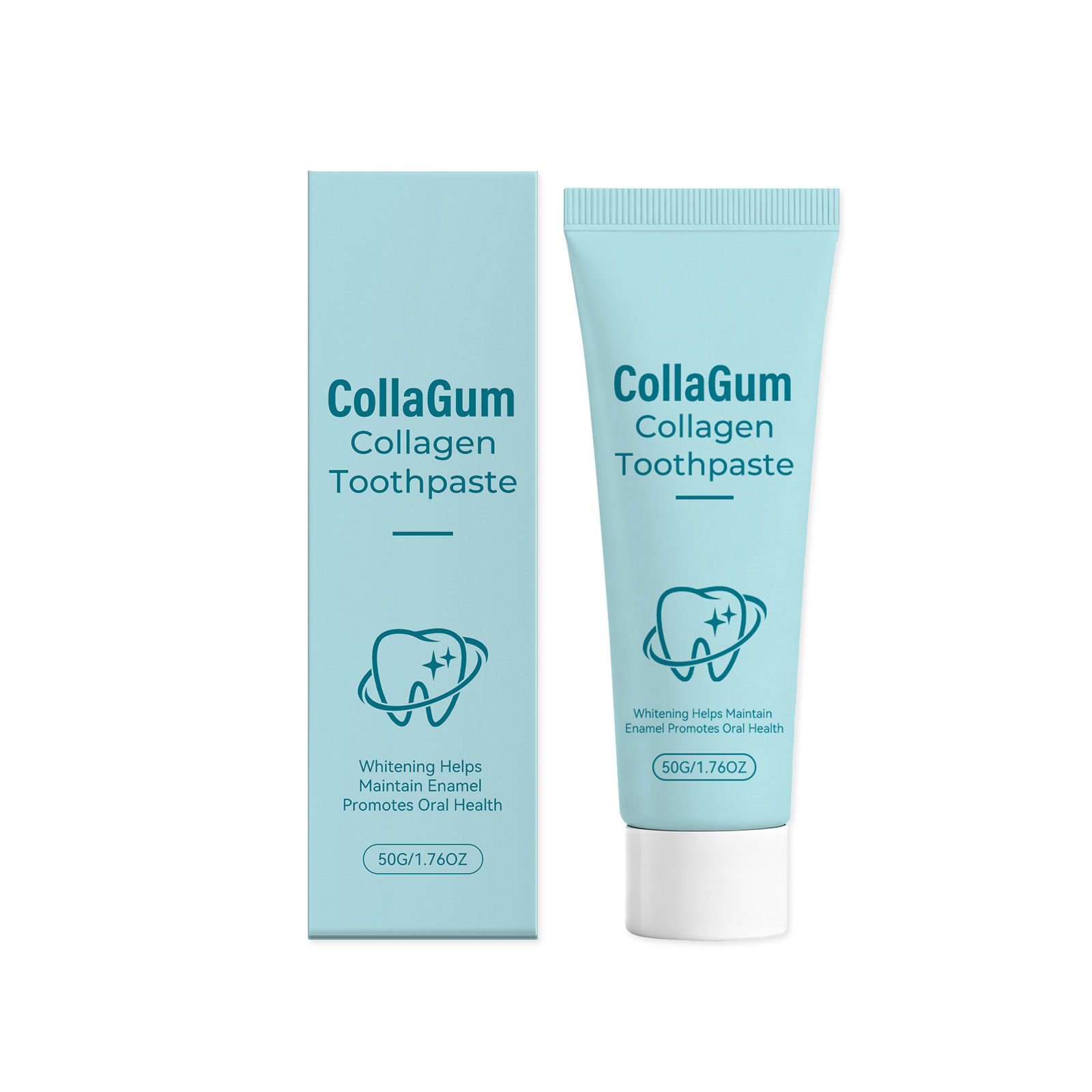 Collagen Brightening Toothpaste Gentle Care Enamel Repair Surface Clean Fresh Breath Daily Oral Cleansing Care Mild Teeth Refreshing