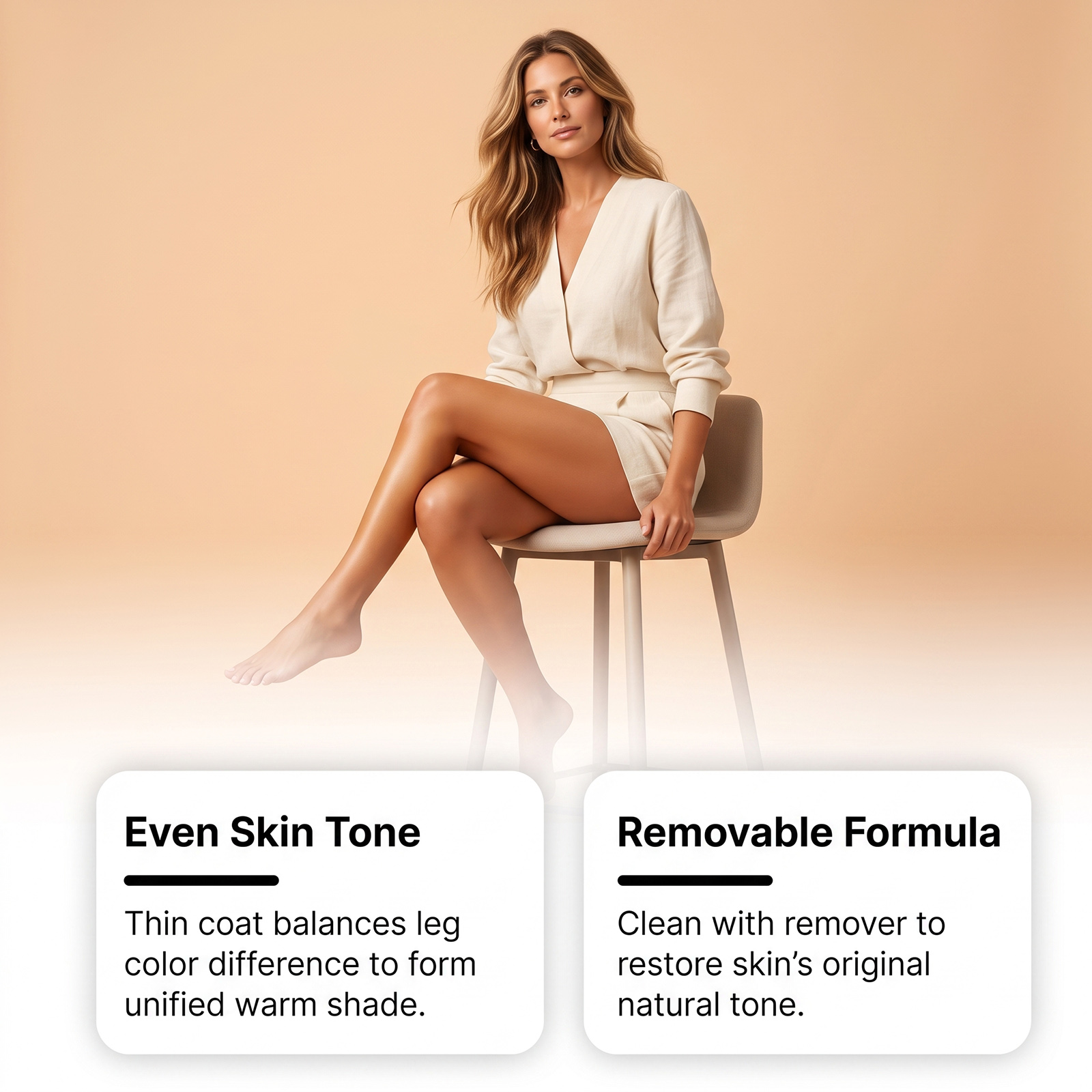 Leg Tanning Lotion Wheat Tone Summer Beach Full Body Even Skin Tone Deep Nourish Moisturize Leg Skin Care