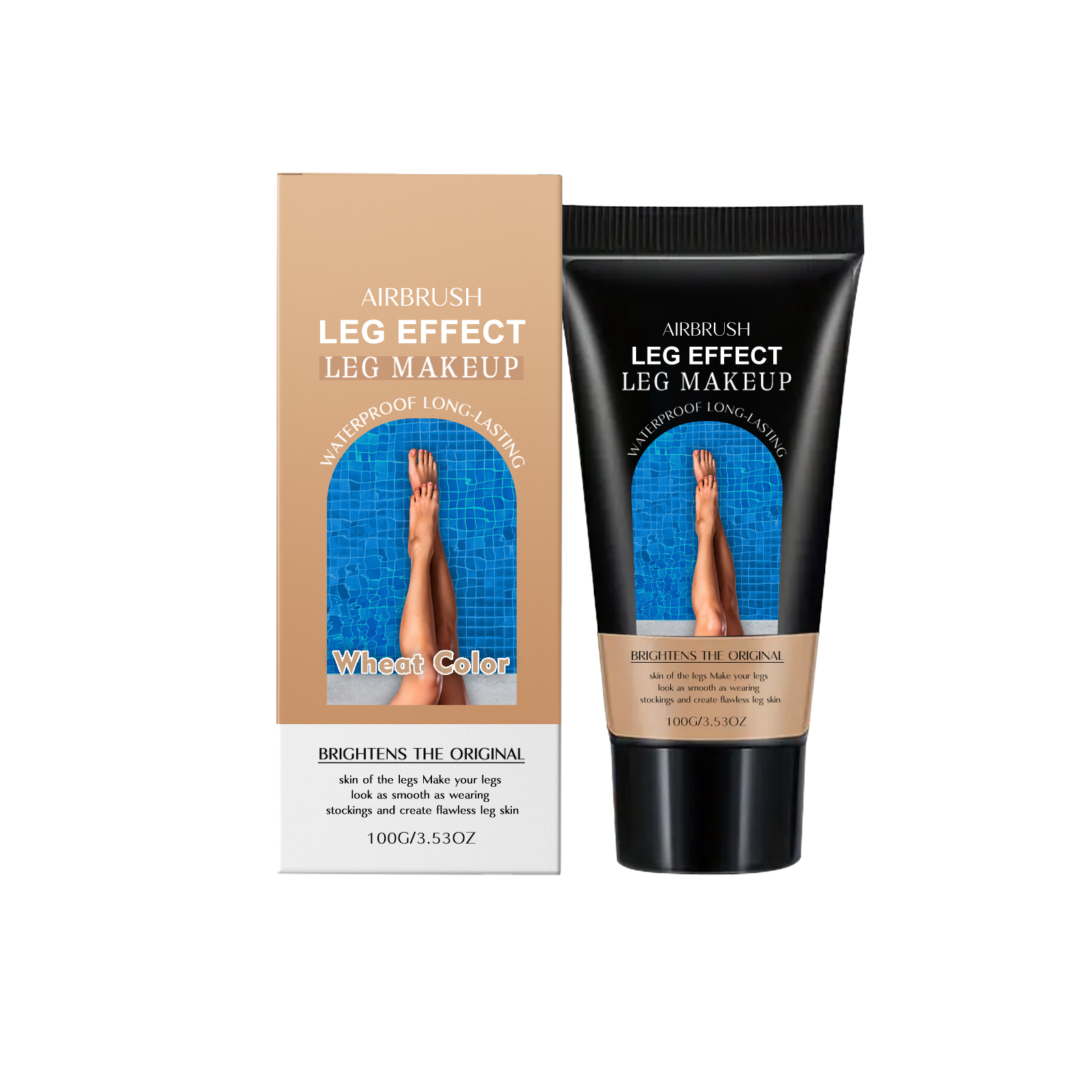 Leg Tanning Lotion Wheat Tone Summer Beach Full Body Even Skin Tone Deep Nourish Moisturize Leg Skin Care