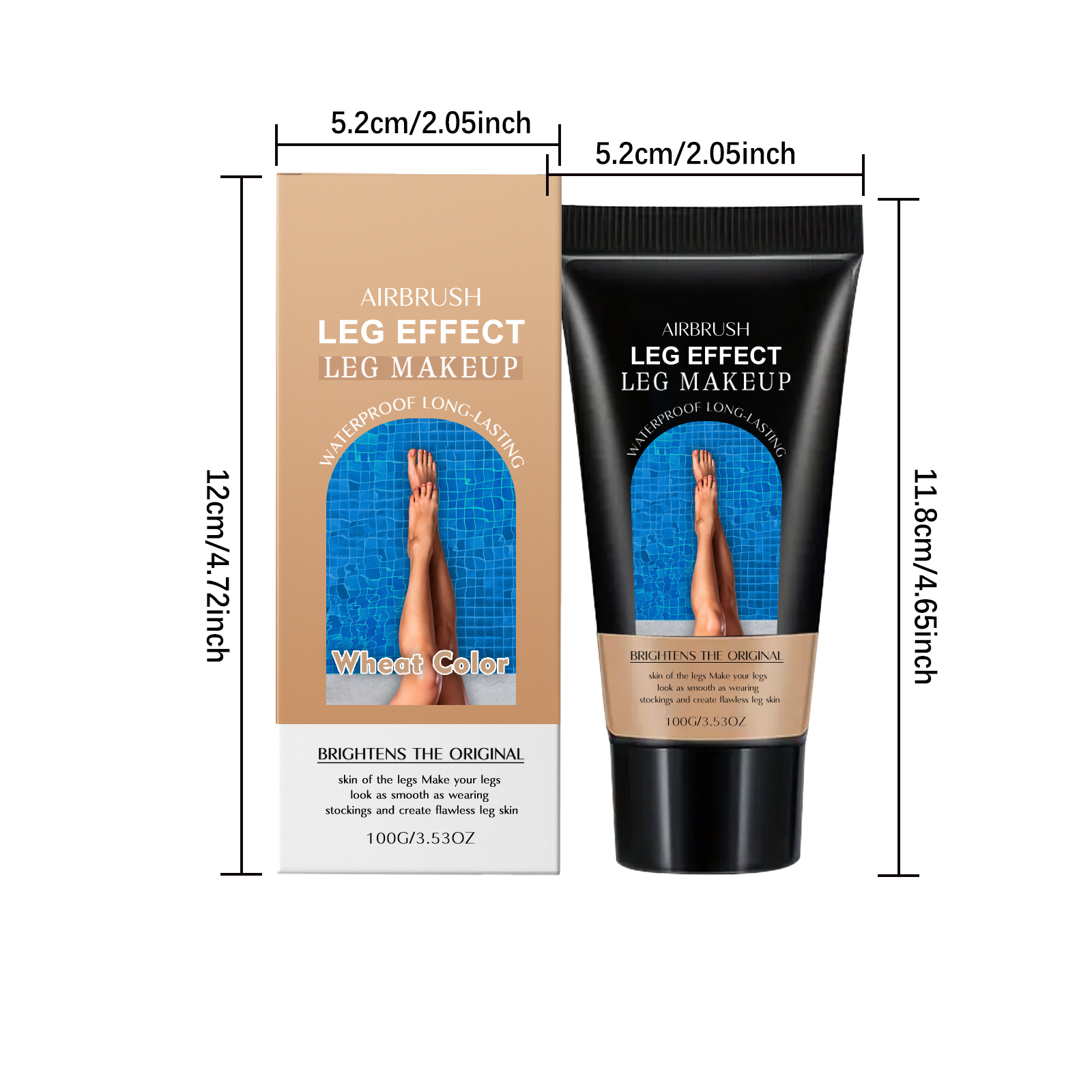 Leg Tanning Lotion Wheat Tone Summer Beach Full Body Even Skin Tone Deep Nourish Moisturize Leg Skin Care