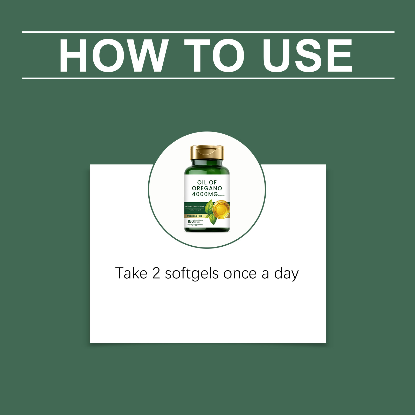 Oregano Oil Soft Capsules Daily Mild Ingredients Dietary Supplement Ease Physical Discomfort Maintain Intestinal Flora Balance