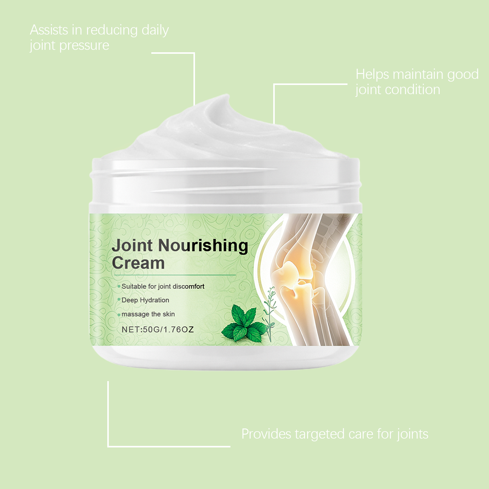 Joint Care Cream Mild Gentle Nourish Comfortable Smear External Maintain Knee Wrist Body Daily Massage Care Soothe Skin