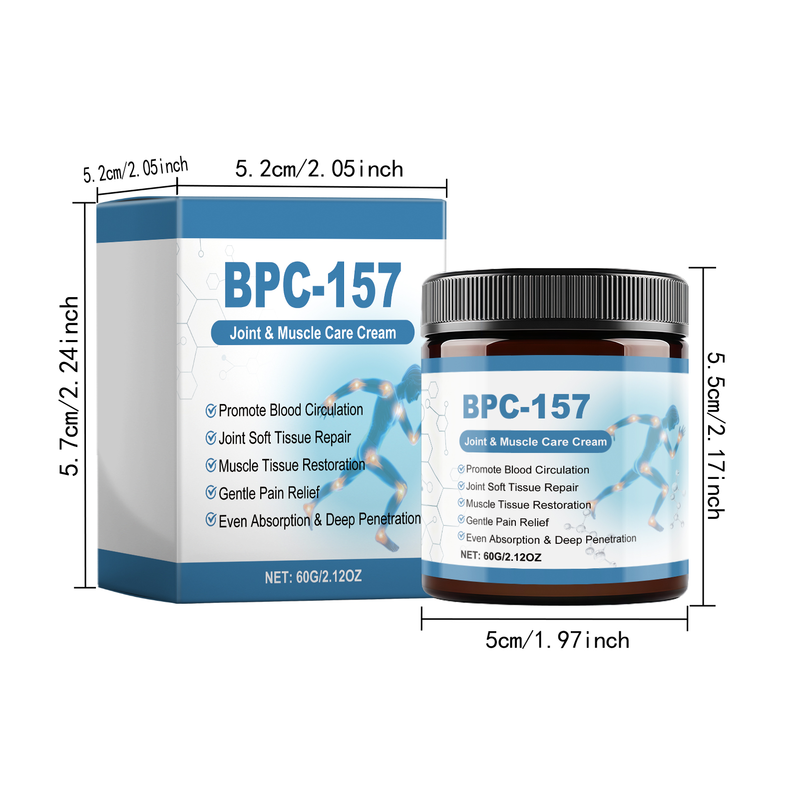 Joint Care Cream Mild Skin Friendly Comfort Massage Daily Smear Body Skin Wrist Knee Joint