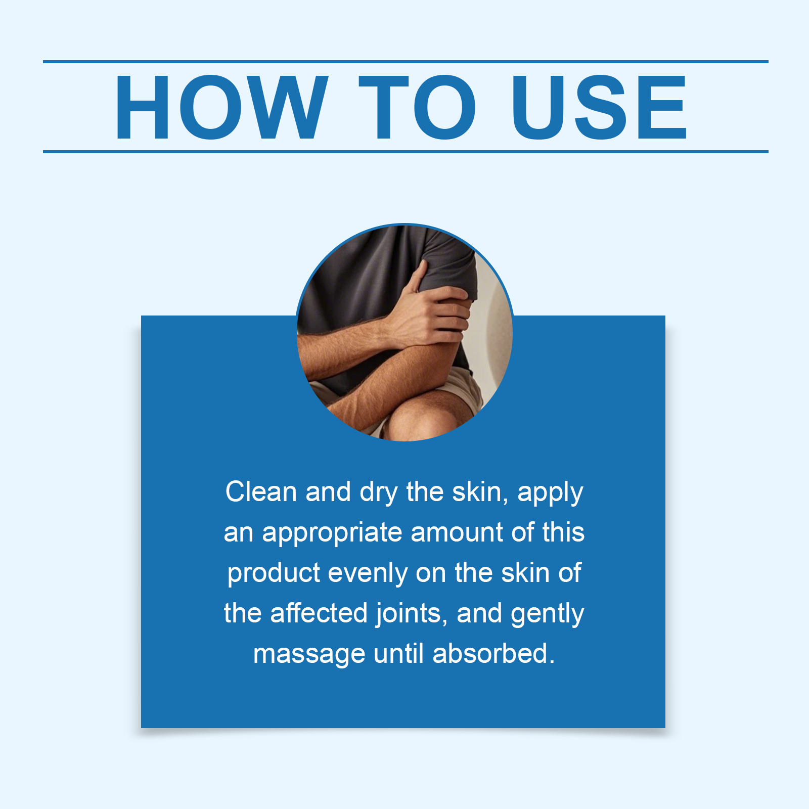 Joint Care Cream Mild Skin Friendly Comfort Massage Daily Smear Body Skin Wrist Knee Joint
