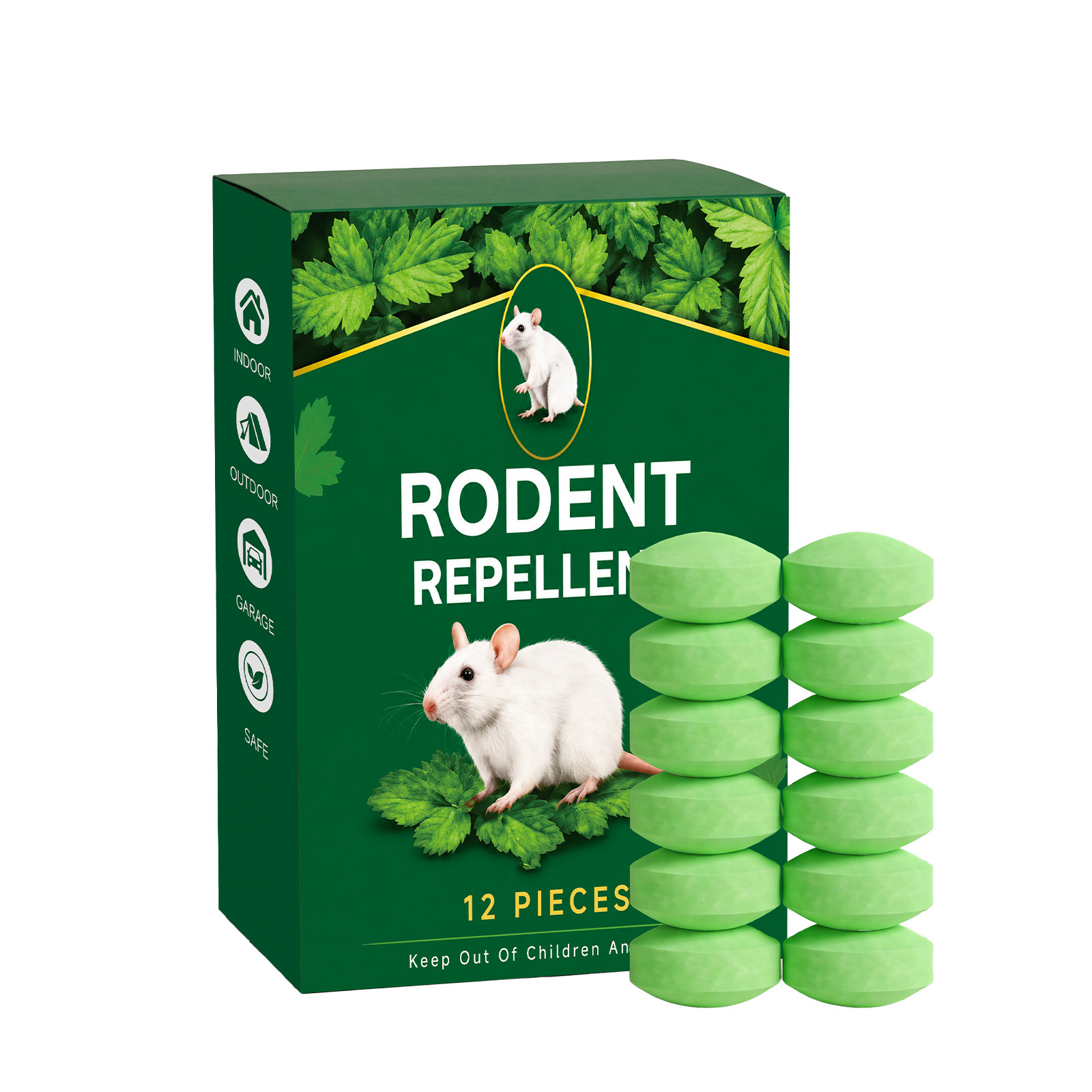 Rat Repellent Pill Household Commercial Equipment Room Warehouse Commercial Kitchen Parking Lot Anti Bite Convenient Repellent