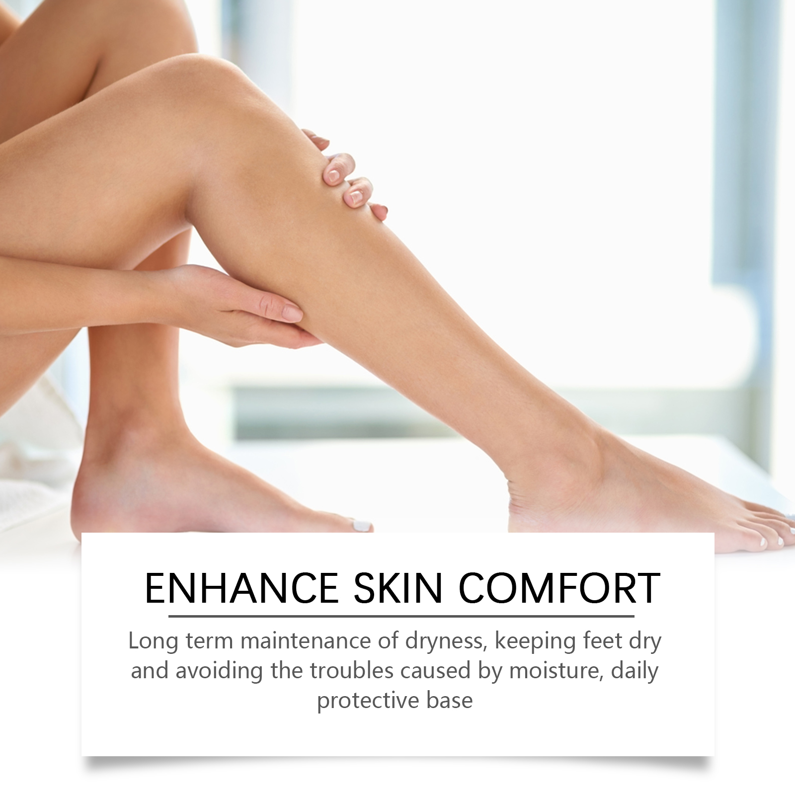 Refreshing Care Spray Gentle Daily Foot Skin Care Dry Comfort Non Sticky Portable Carry Spray