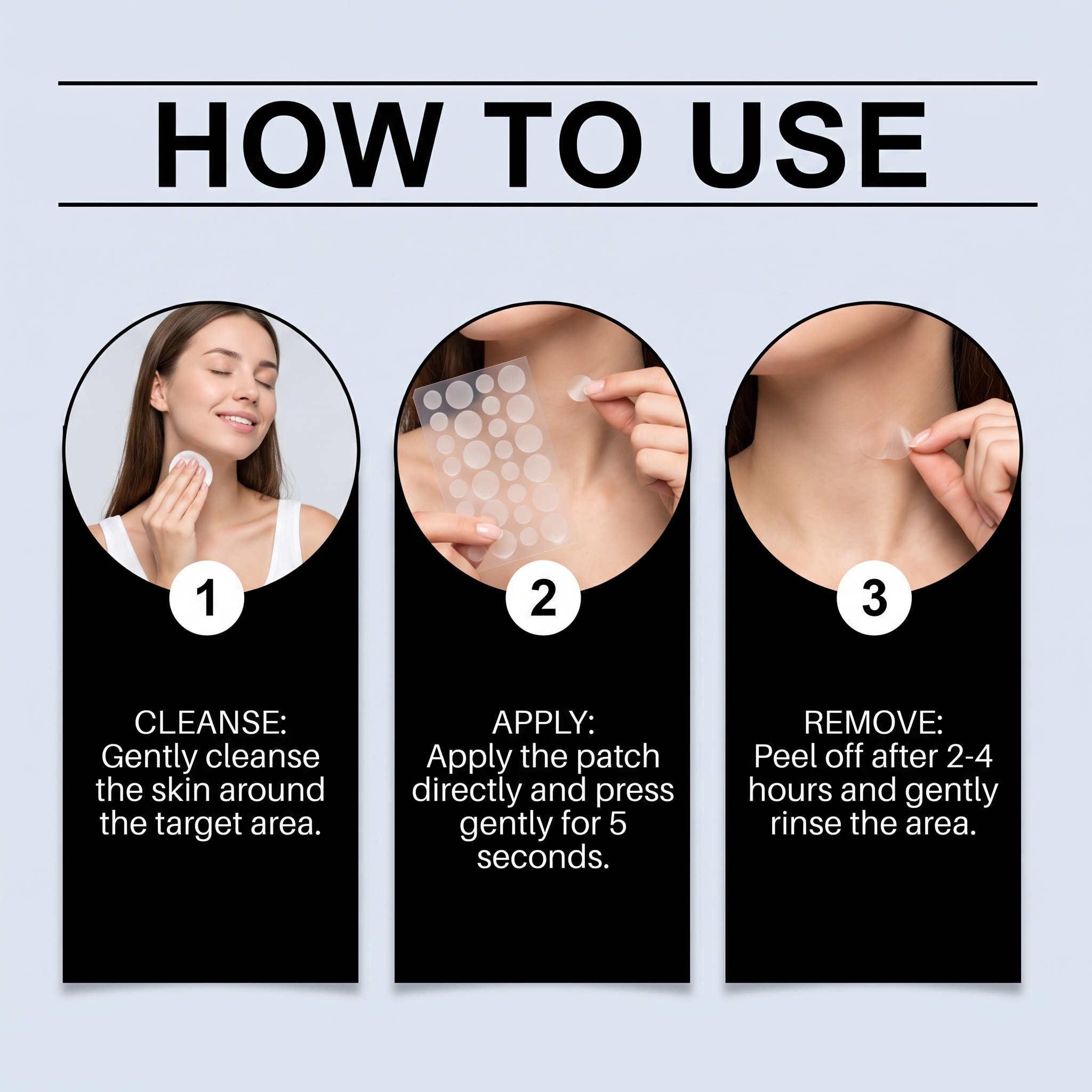 Skin Brightening Care Patch Light Thin Breathable Small Close Convenient Daily Clean Body Skin