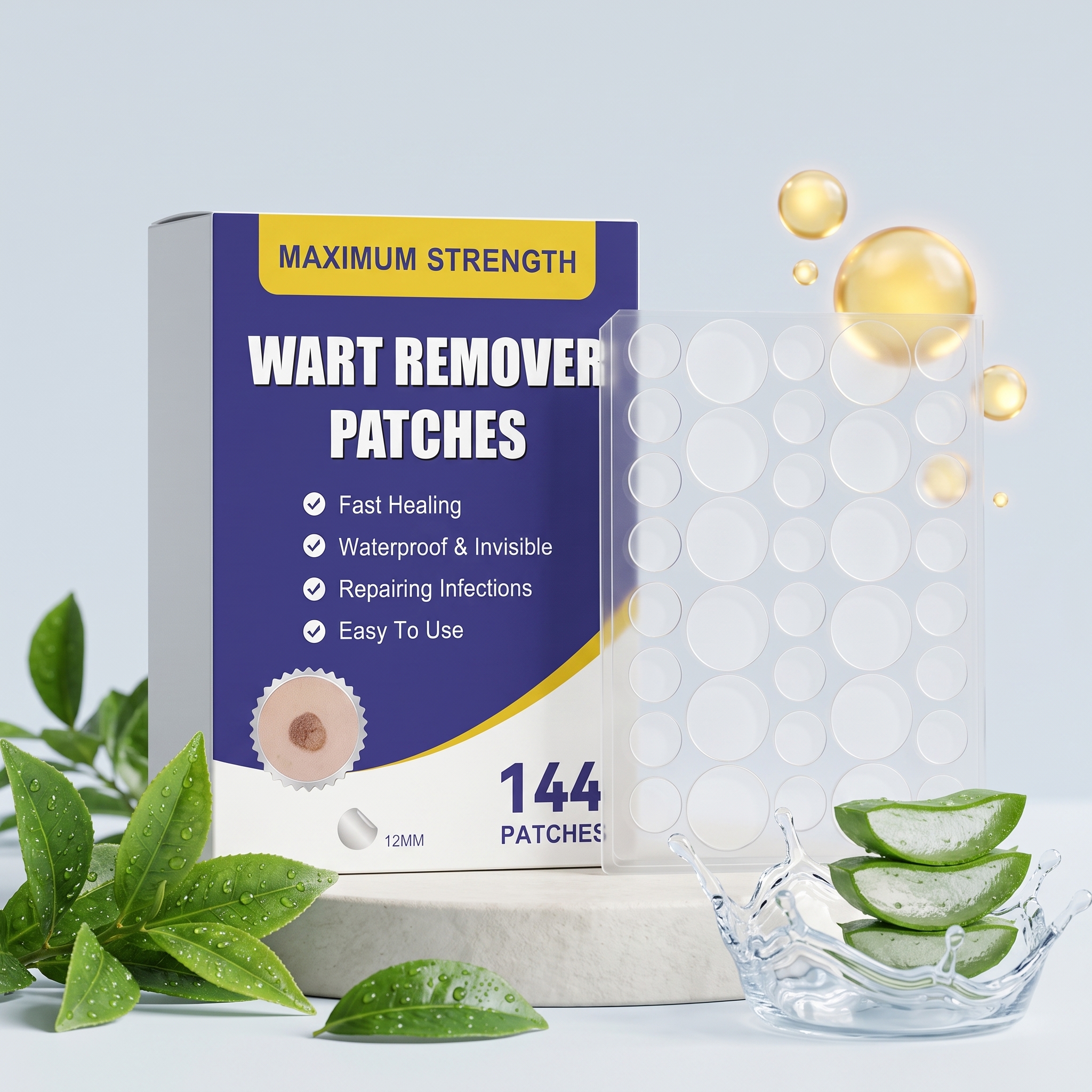 Skin Brightening Care Patch Light Thin Breathable Small Close Convenient Daily Clean Body Skin