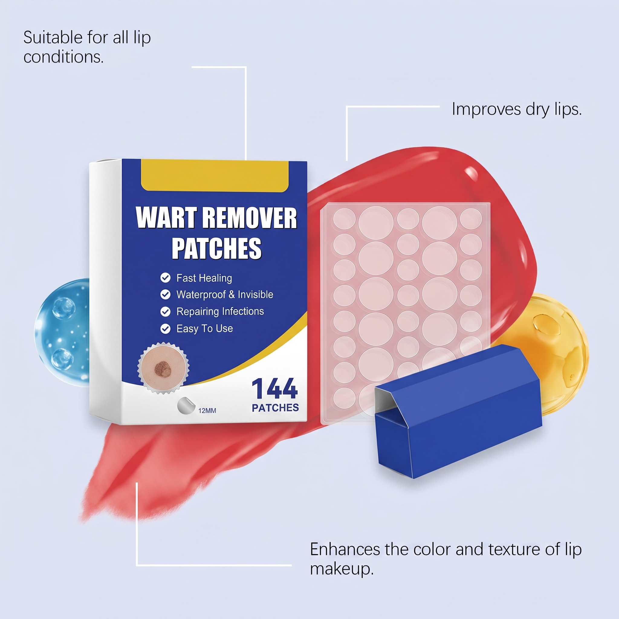 Skin Brightening Care Patch Light Thin Breathable Small Close Convenient Daily Clean Body Skin