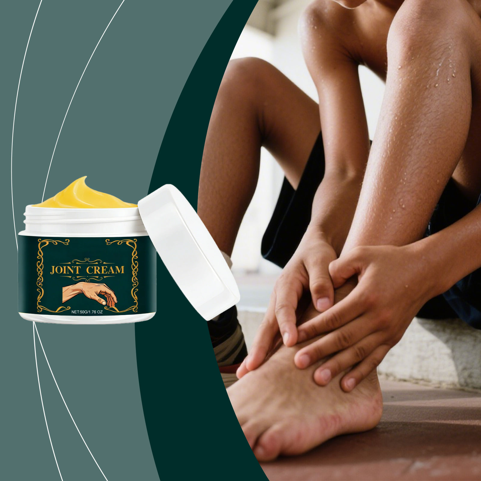 Joint Care Cream Comfort Gentle Massage Smear Quick Absorb Shoulder Knee Elbow Wrist Daily Maintenance