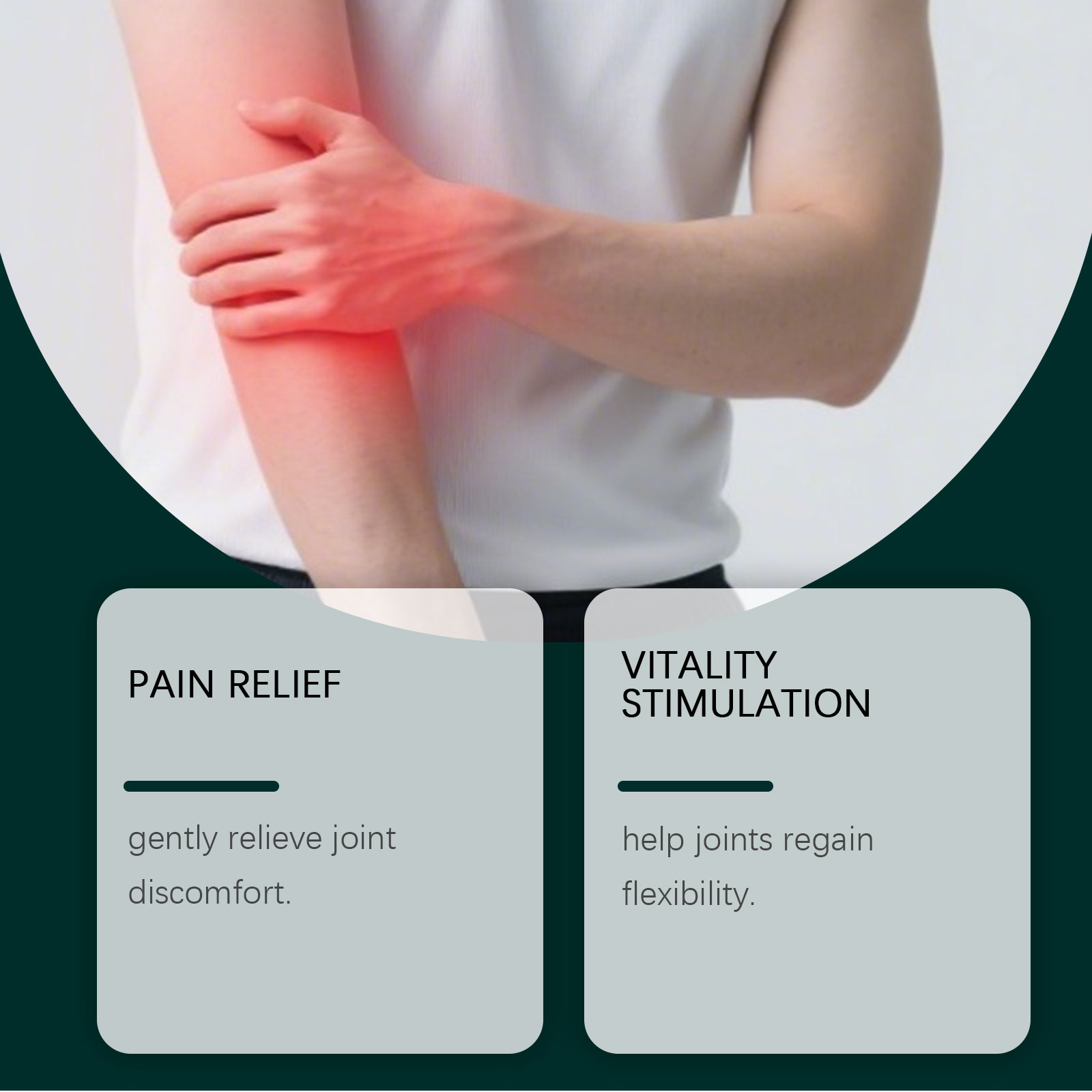 Joint Care Cream Comfort Gentle Massage Smear Quick Absorb Shoulder Knee Elbow Wrist Daily Maintenance