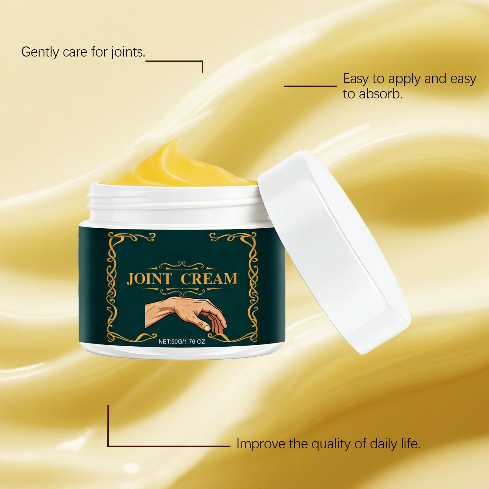 Joint Care Cream Comfort Gentle Massage Smear Quick Absorb Shoulder Knee Elbow Wrist Daily Maintenance