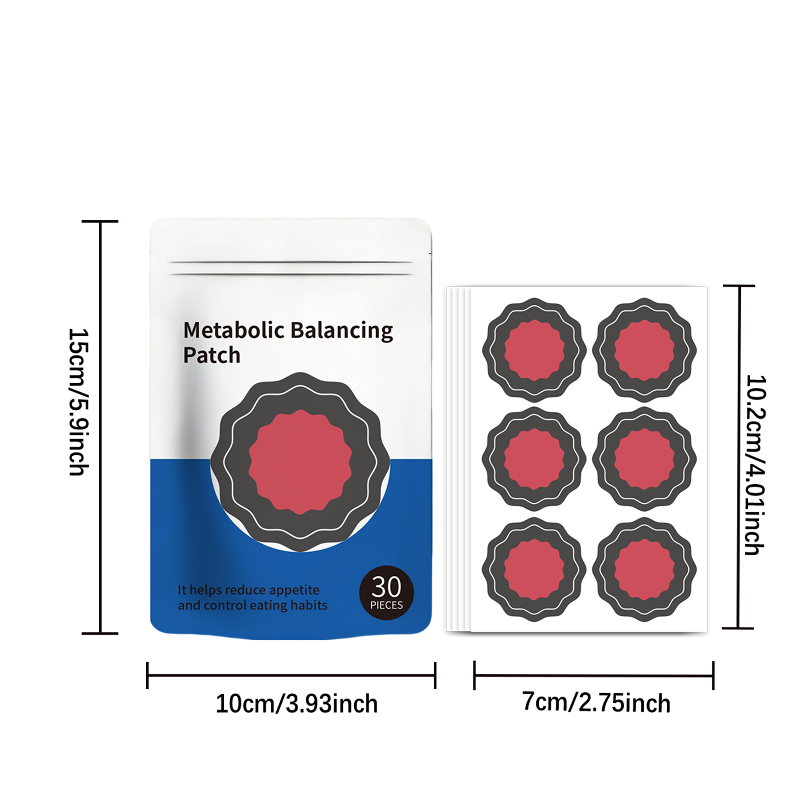 Metabolic Balance Patch Body Regulating Care Daily Physical Internal Conditioning Health Gentle Skin External Household Personal Wellness Maintenance
